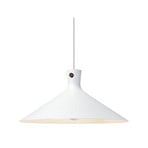 Dorina pendant light, white, Ø 45 cm, metal