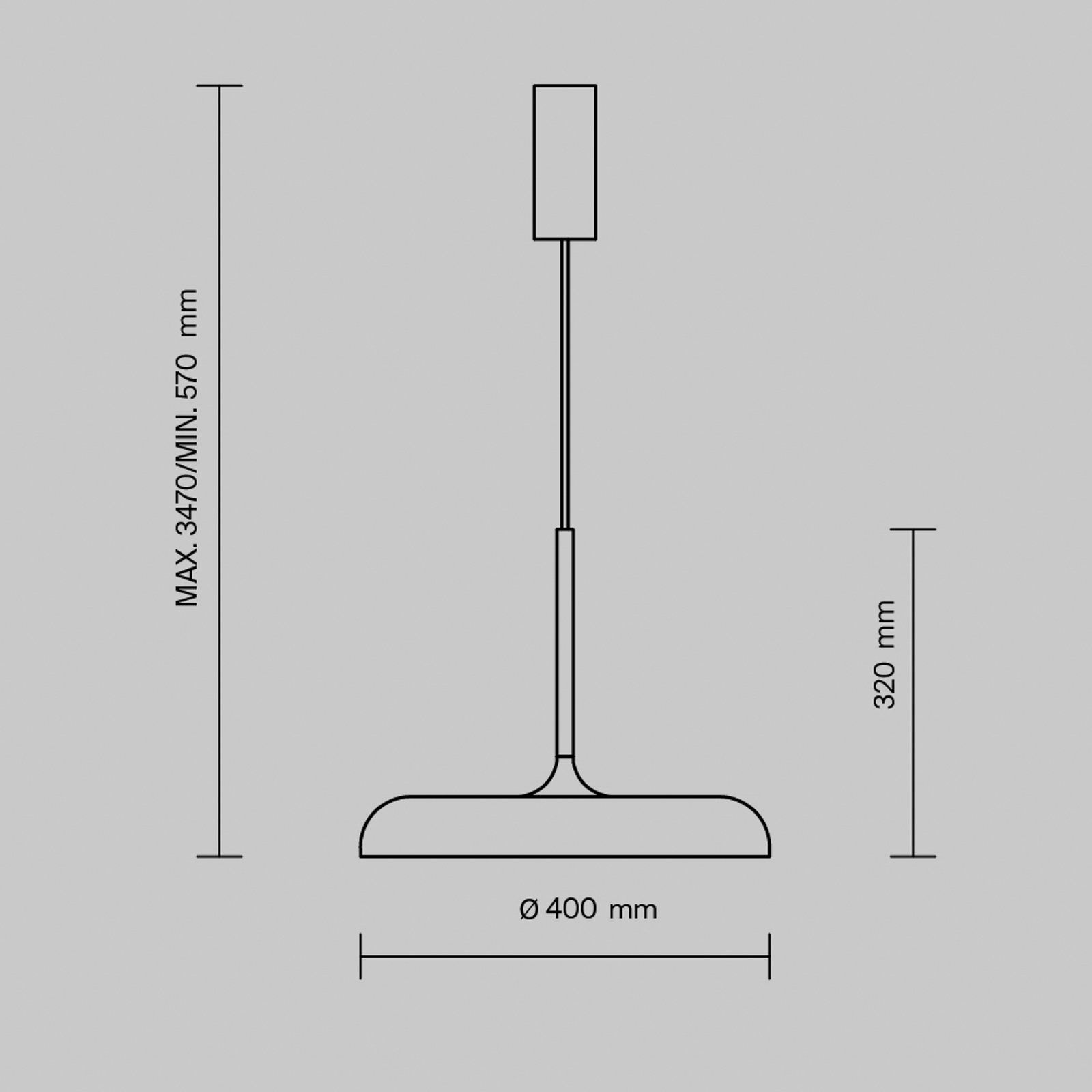 Maytoni Lampă suspendată LED Gerhard, Ø 40 cm, alb, metal
