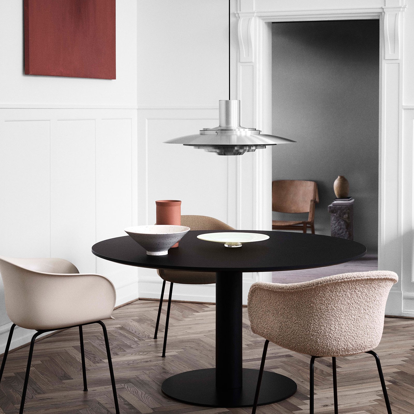 P376 Pendelleuchte KF2 Aluminium - &Tradition