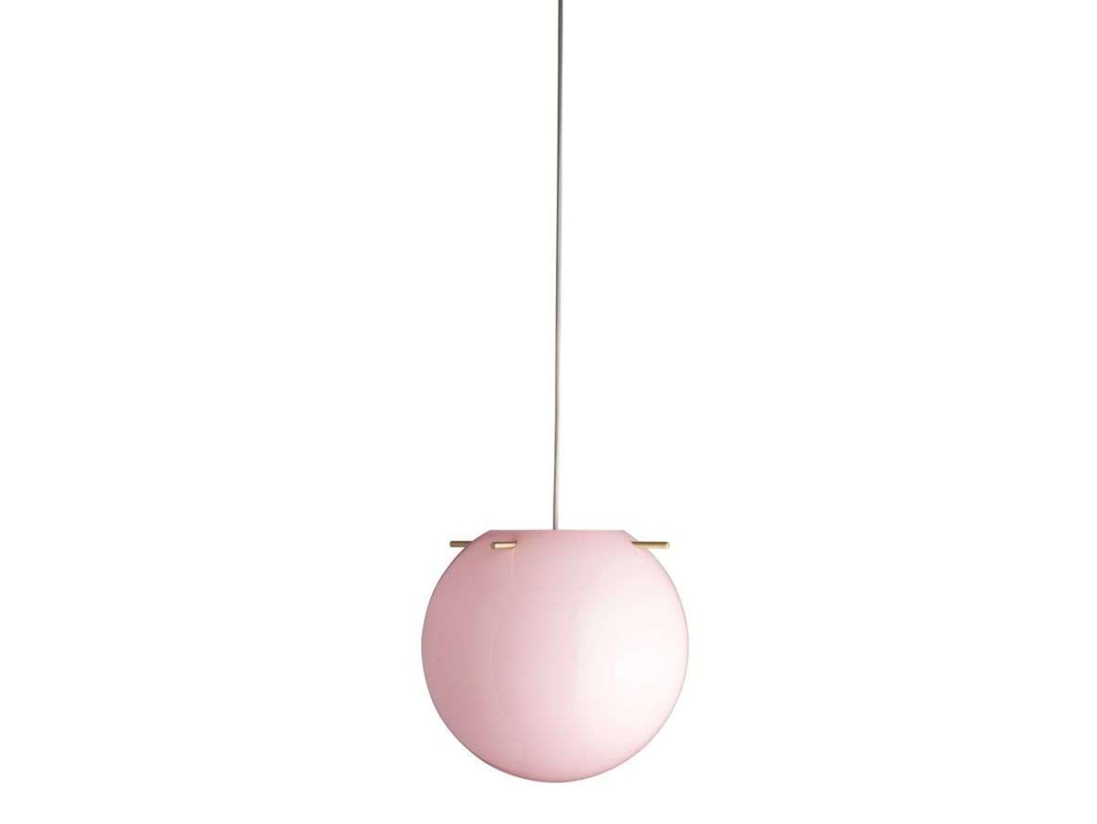 Koi Závěsná Lampa Ø19 Opal Rose/Brass - Frandsen