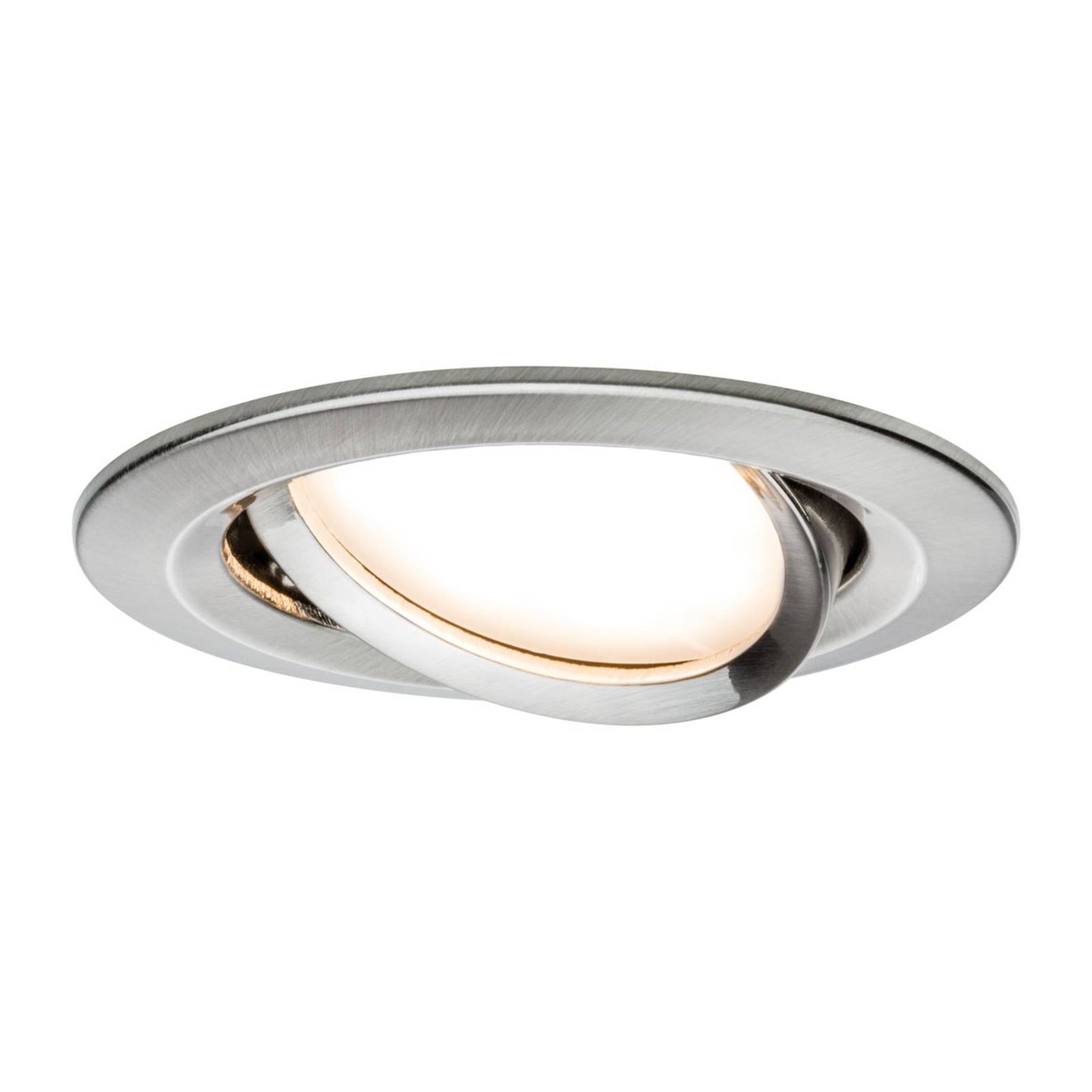 Paulmann Licht Paulmann No. 93482 Einbauleuchte LED Coin Nova rund 6,5W Eisen 3-Stufen dimmbar