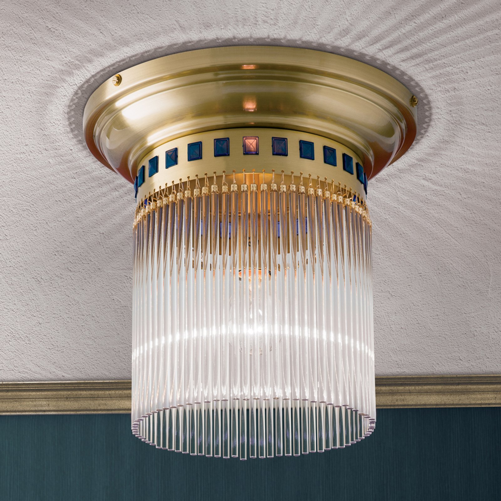 Veličanstvena stropna svjetiljka Lioba 35 cm