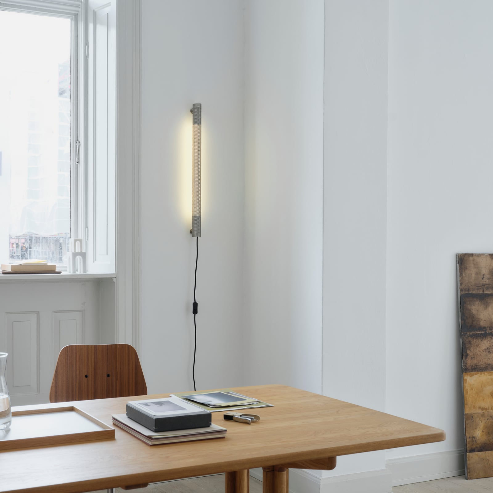 GEJST Wandlampe Radent Stecker, messing, Höhe 70 cm, G13 LED GEJST Wandlampe Radent Stecker, messing, Höhe 70 cm, G13 LED