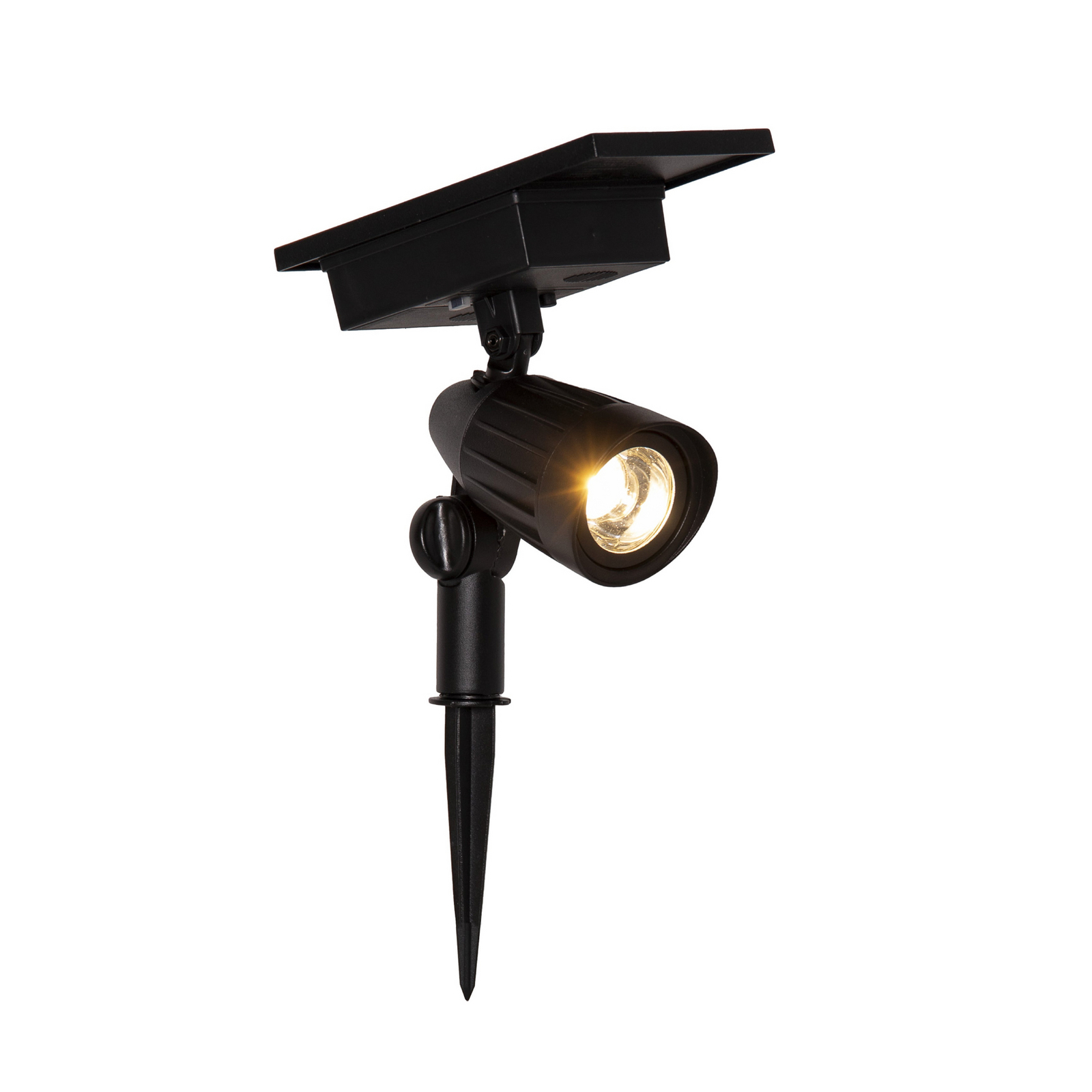 LED-zonne-spot Powerspot 19 cm RGBW, 80 lm, zwart, grondpen LED-zonne-spot Powerspot 19 cm RGBW, 80 lm, zwart, grondpen