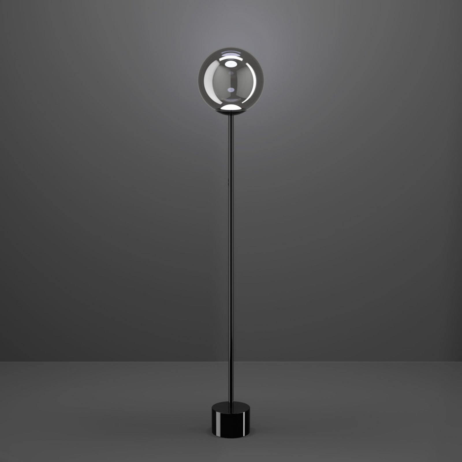 Stars of Light ANORIAS LED-lattiavalo, musta, 150 cm, CCT