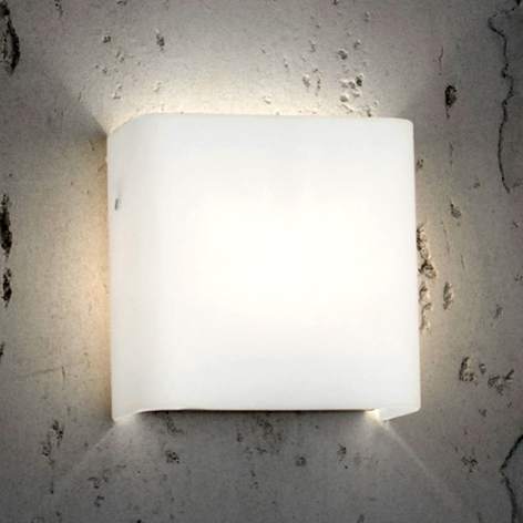 Casablanca Radius - Wandleuchte aus Opalglas, G9
