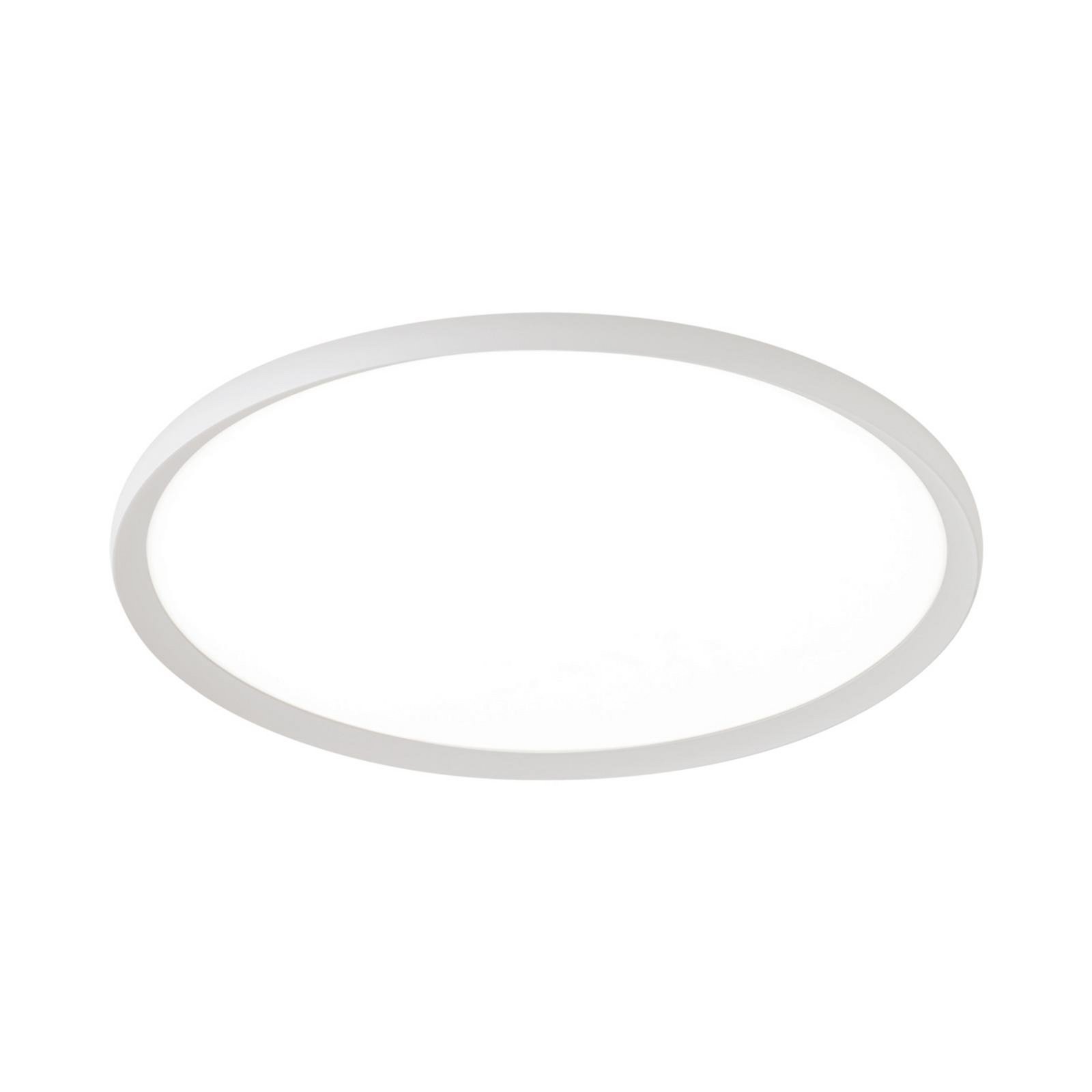 Candeeiro de teto LED Kant, Ø 60 cm, branco, CCT, metal/plástico Candeeiro de teto LED Kant, Ø 60 cm, branco, CCT, metal/plástico