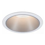 Cole recessed ceiling light, white/silver, GU10 – Paulmann