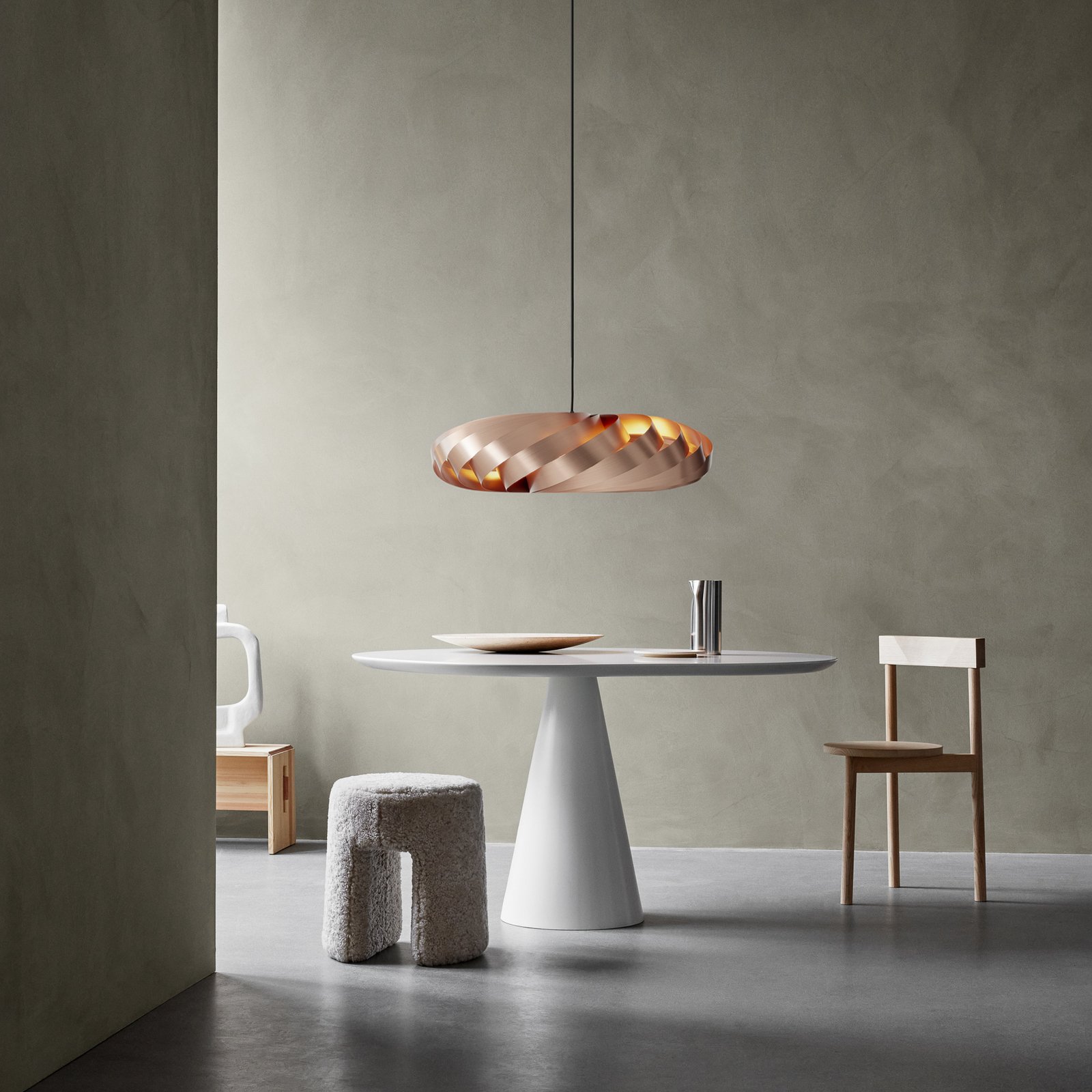 TR5 Pendant Ø80 Alu Copper - Tom Rossau