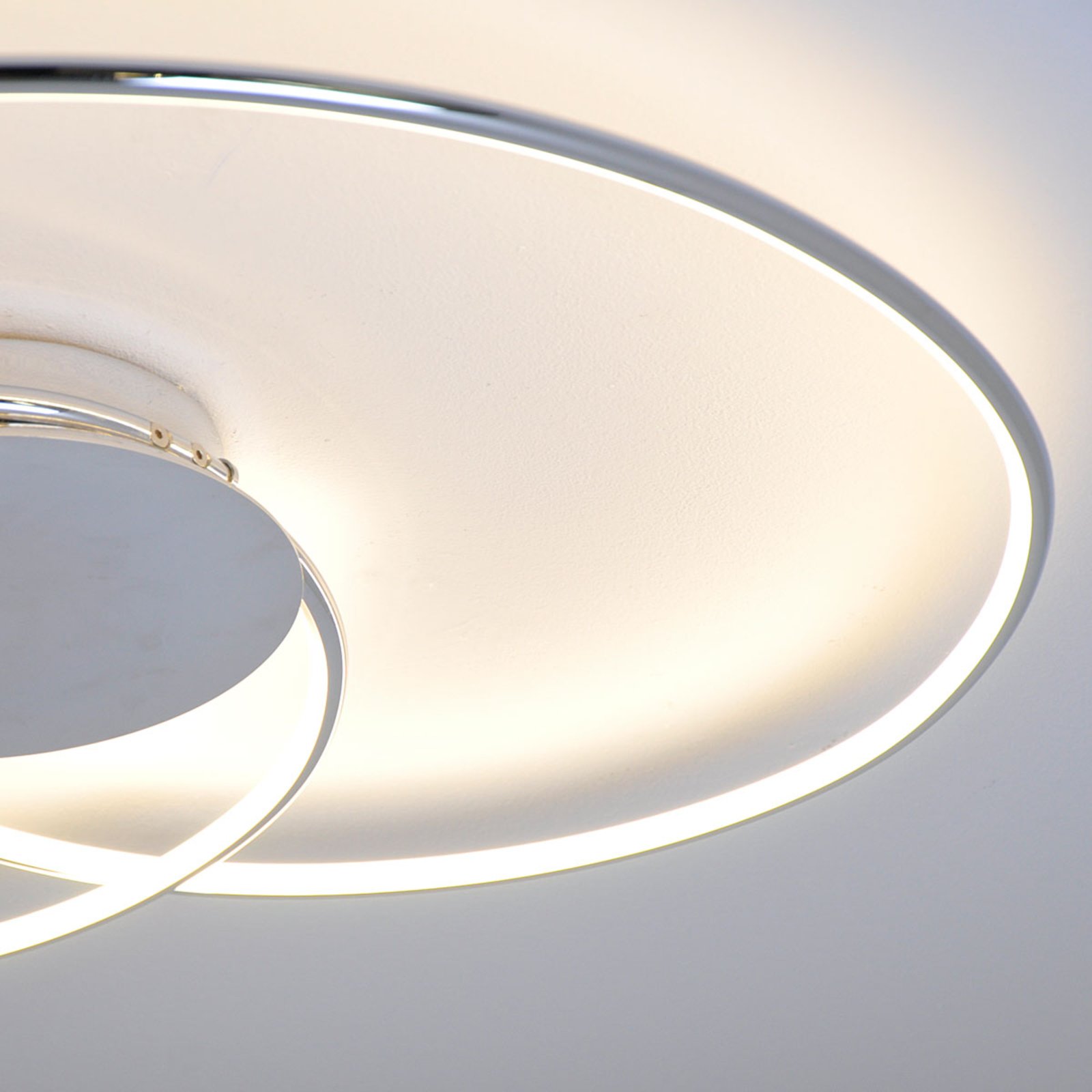 Joline Plafond Ø74 White/Chrome - Lindby