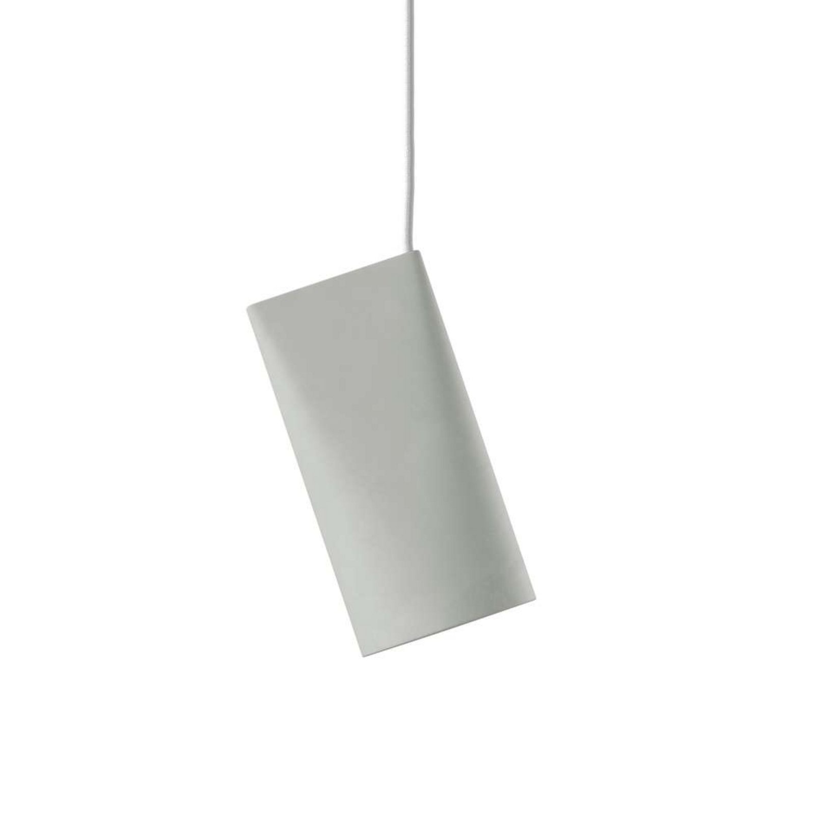 Ceramic Narrow Pendant Light Grey - Moebe