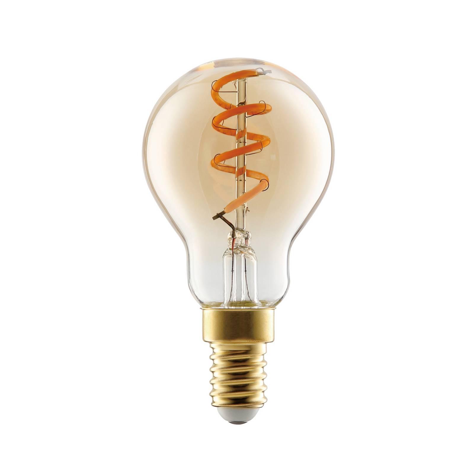 LED-Lampe E14 4W P45 2.000K Filament amber dimmbar