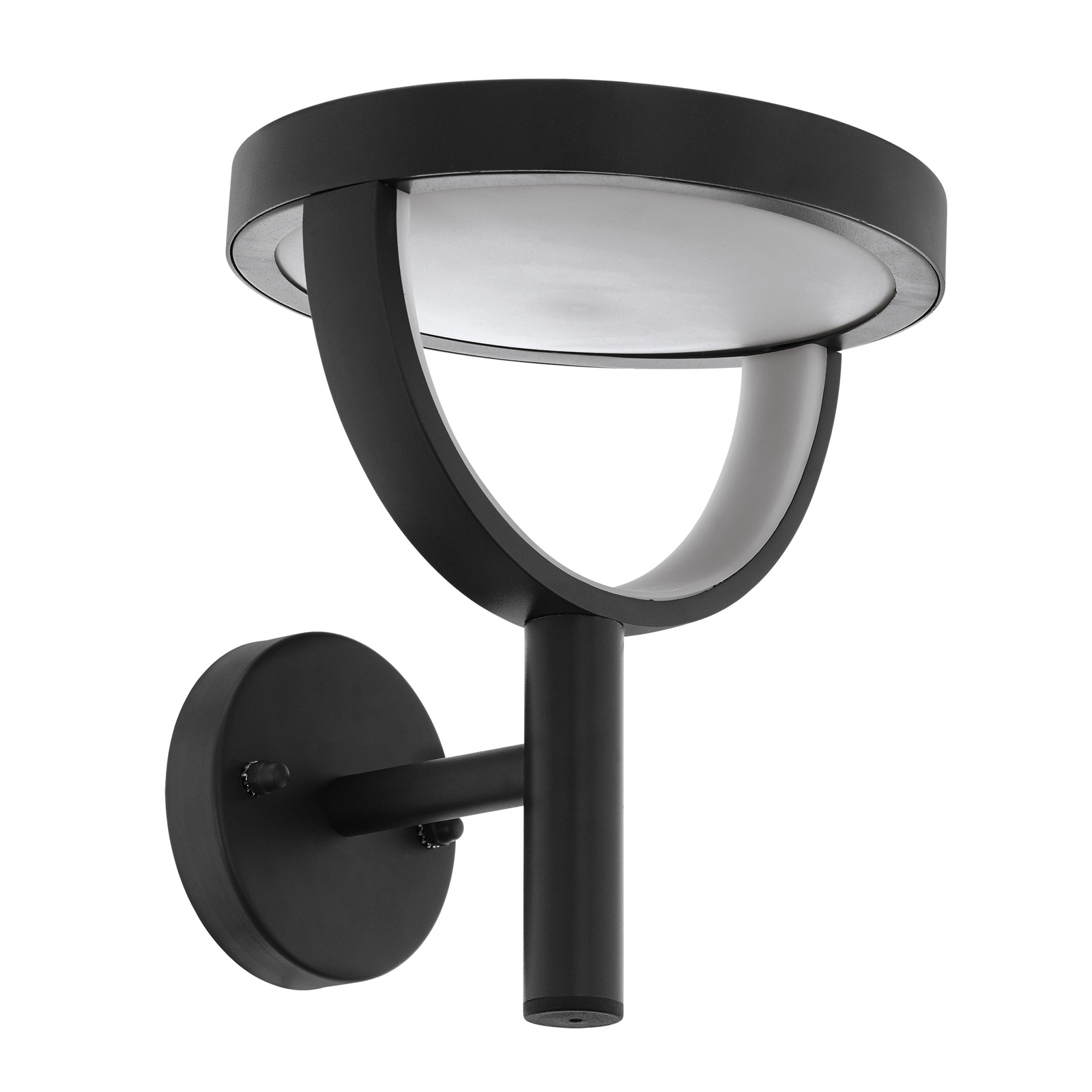 EGLO Francari LED outdoor wall light in anthracite, die-cast aluminium, plastic, 11 W, energy efficiency: A+, W: 22 cm, H: 25.5 cm