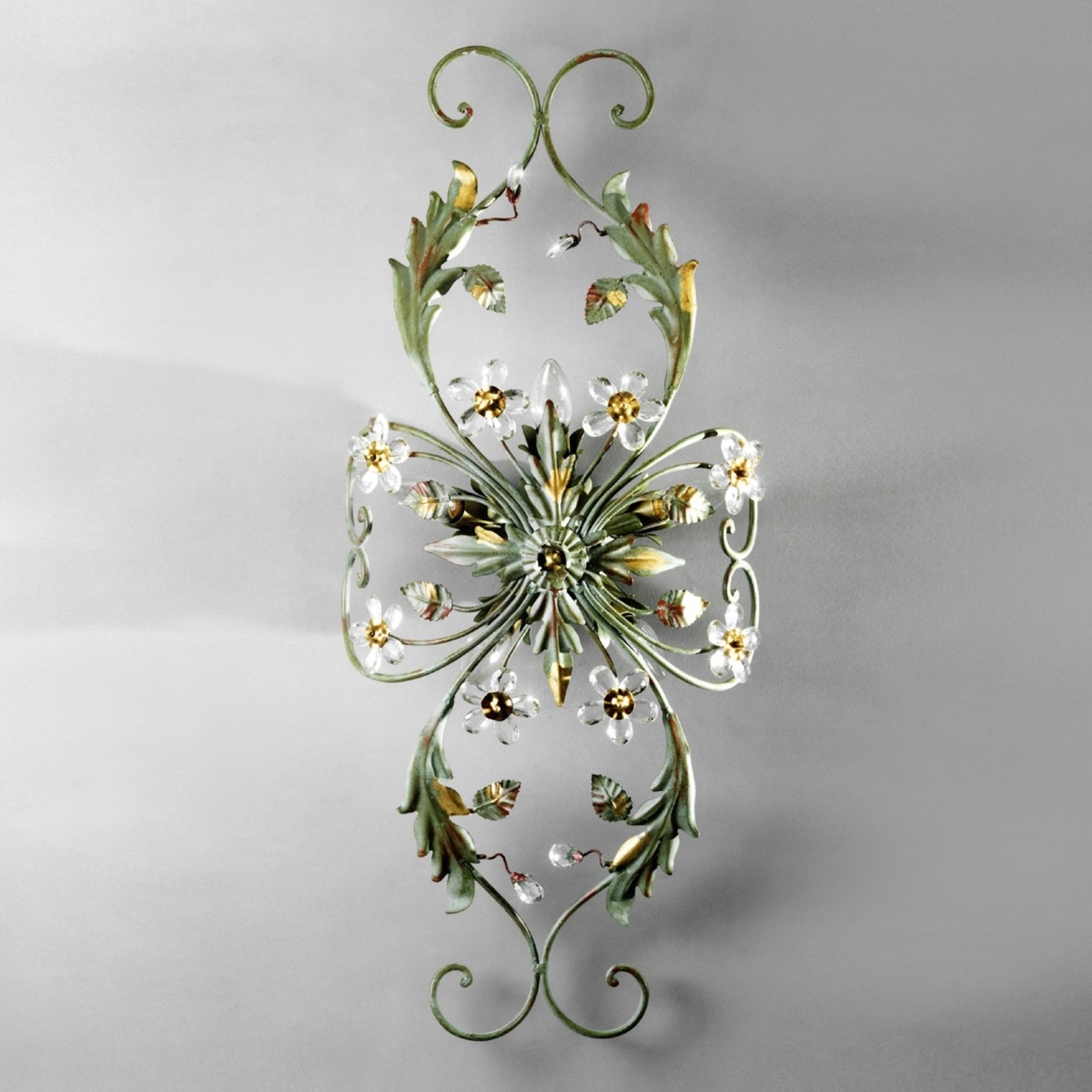 ALESSANDRIA zelené florentínske stropné svietidlo