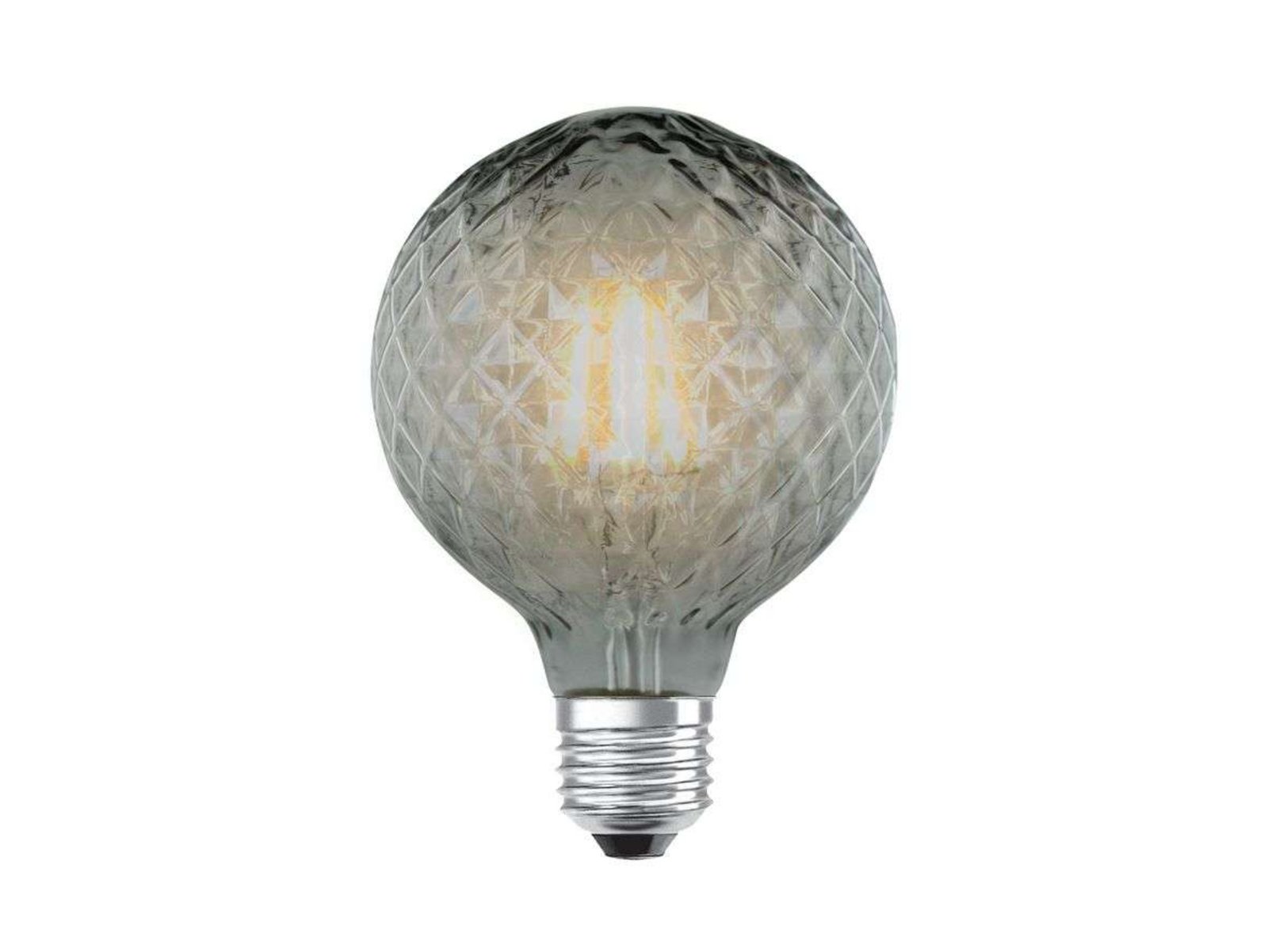 Bulb LED 4W Smoke Facet G95 Dimmable E27 - Lucande