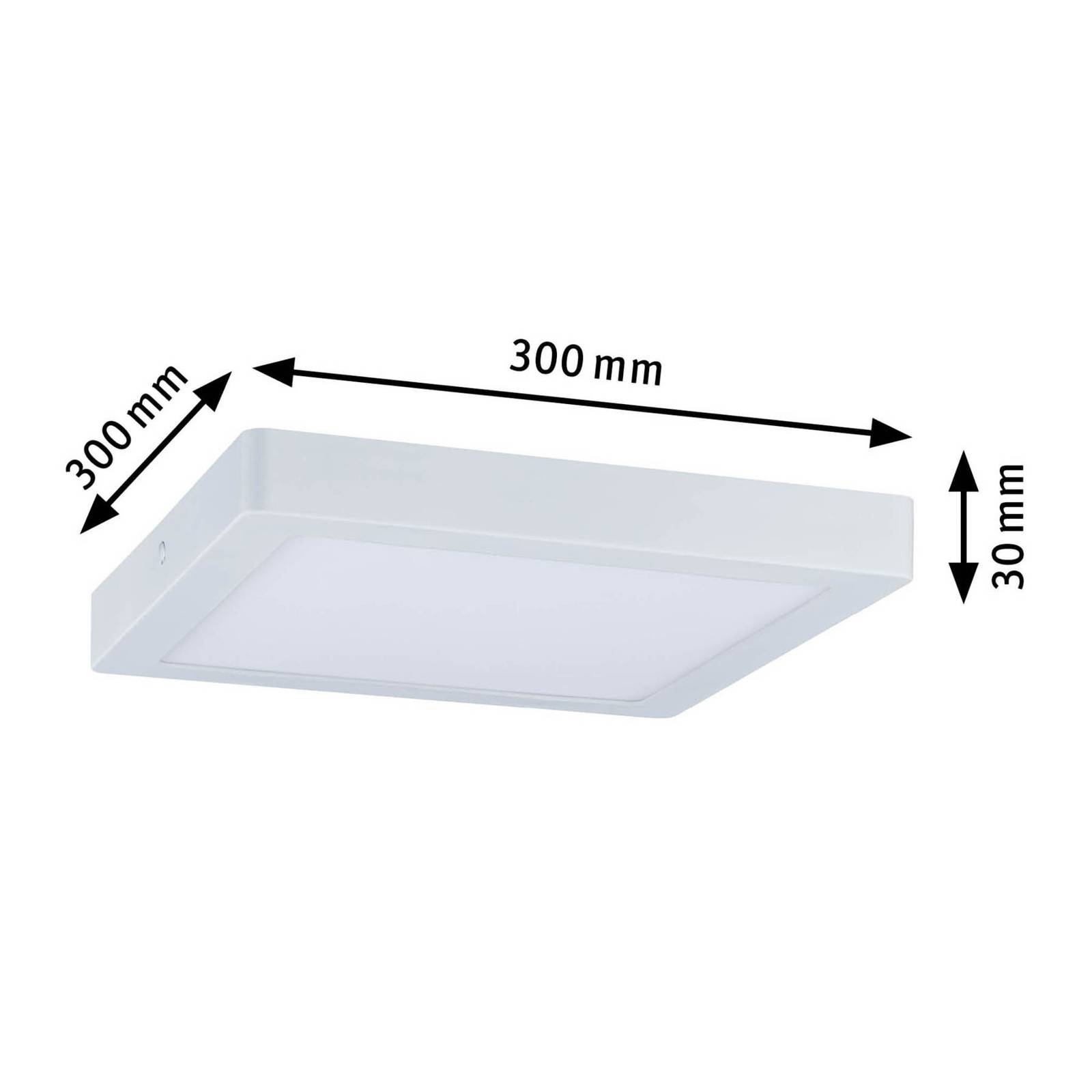 Paulmann Abia panel LED 4 000 K kątowy 30cm biały