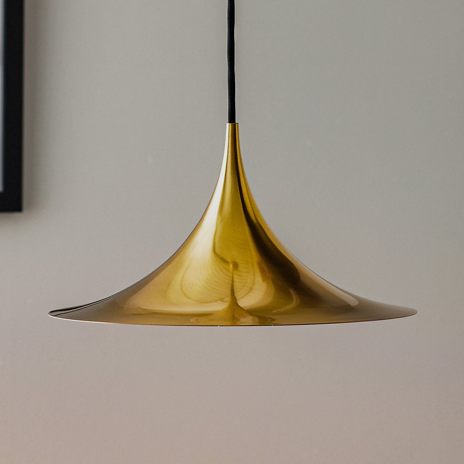 Semi Lampada a Sospensione Ø30 Ottone - GUBI