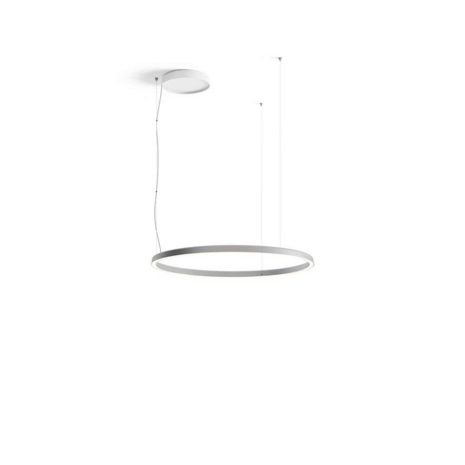 Compendium Circle LED Lustră Pendul Ø110 Alu - Luceplan