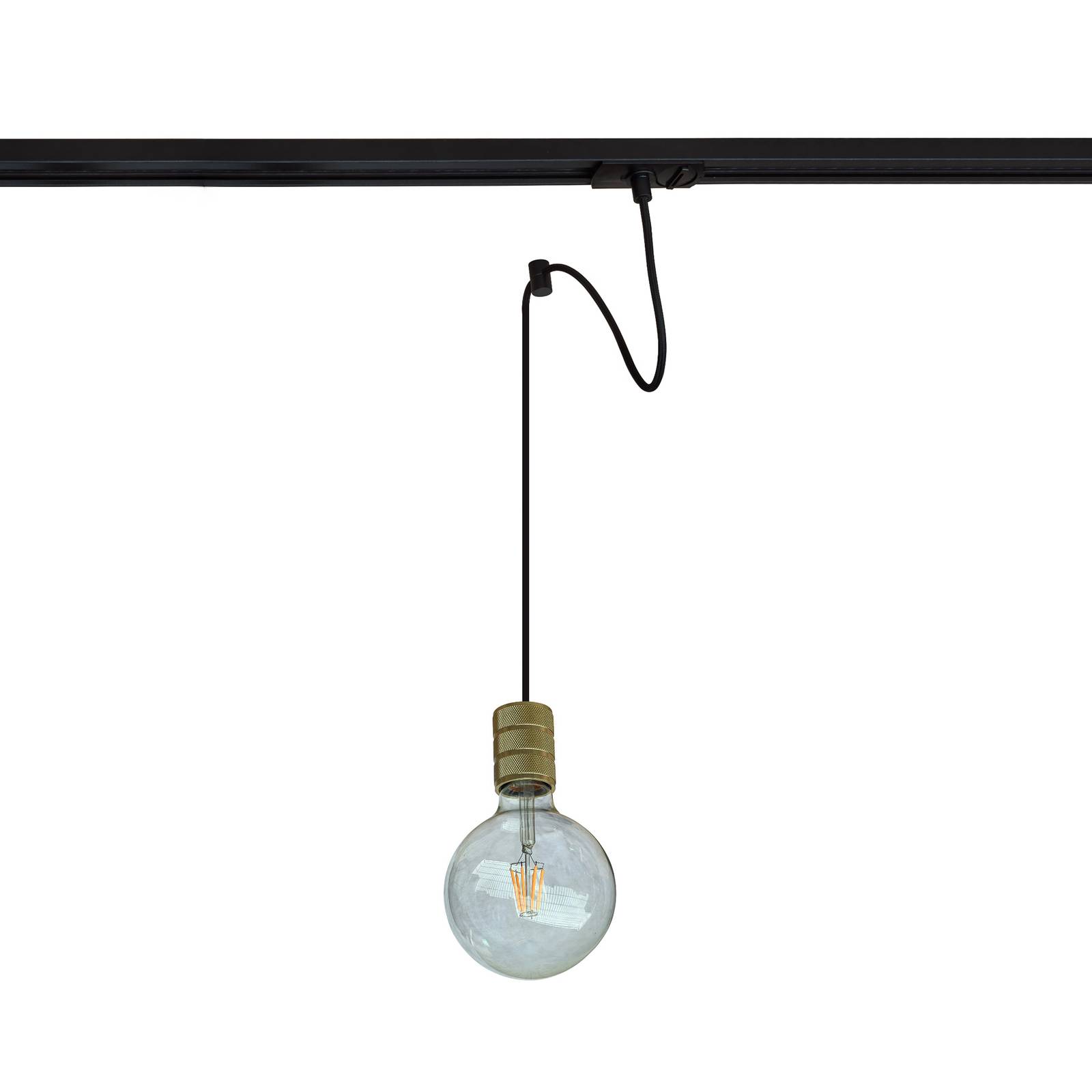 Lampa wisząca Lindby Linaro 6,3 cm złota 1-fazowa Ø 4,6 cm