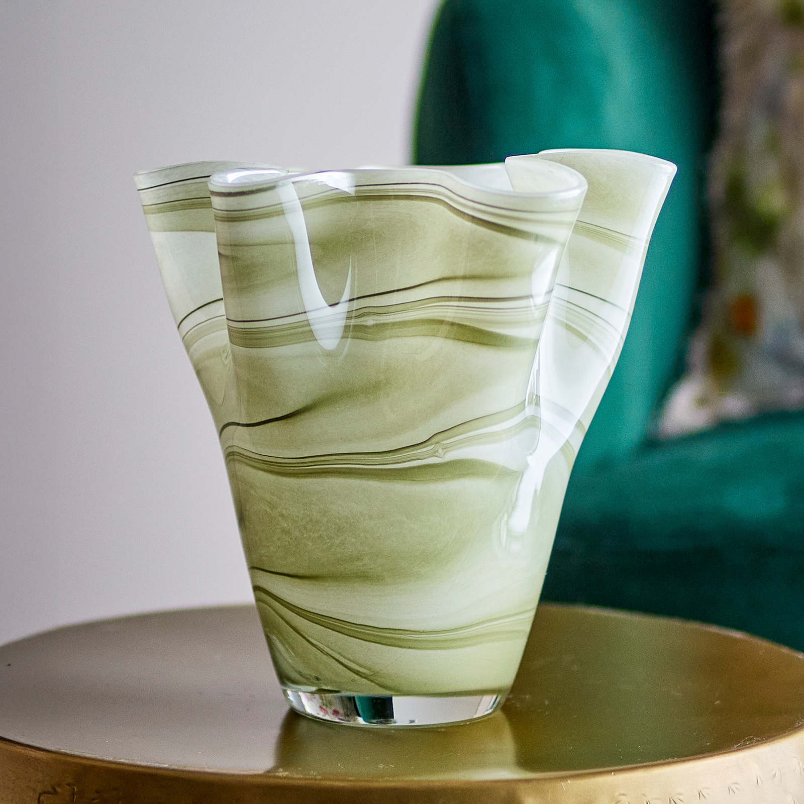 Vase Toryn, vert, hauteur 24 cm, verre - Bloomingville