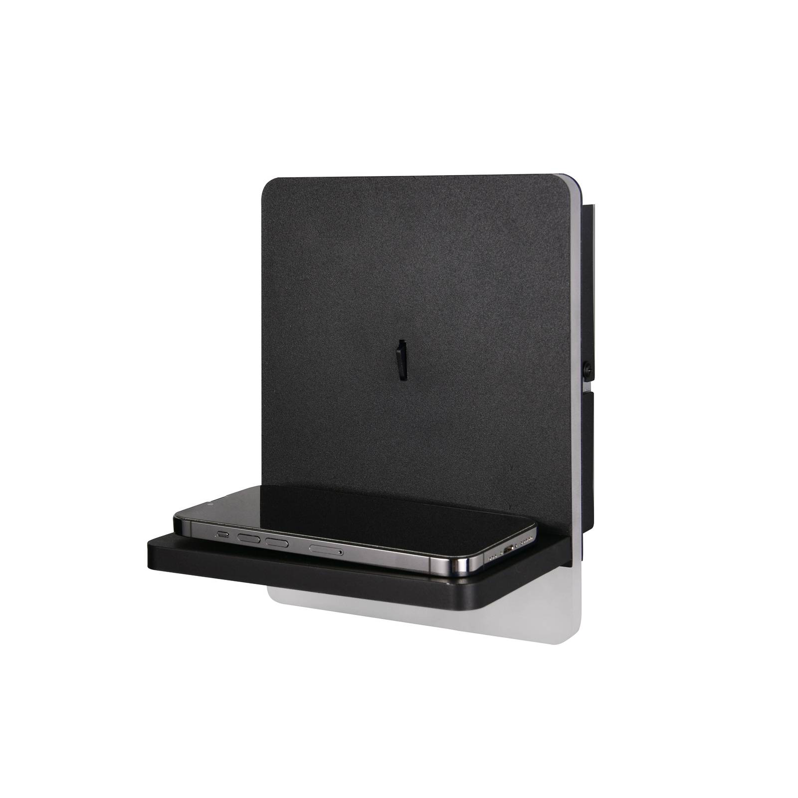LED-Wandleuchte Fairfield, Metall, schwarz matt, Dimmer