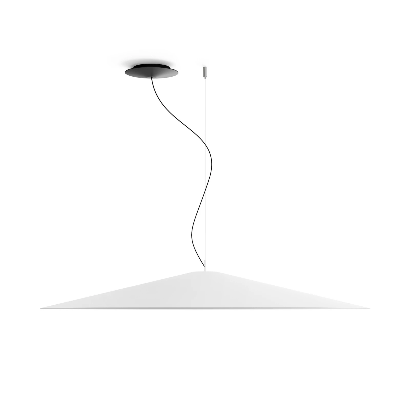 Luceplan Koinè LED-Hängeleuchte 927 Ø110cm weiß