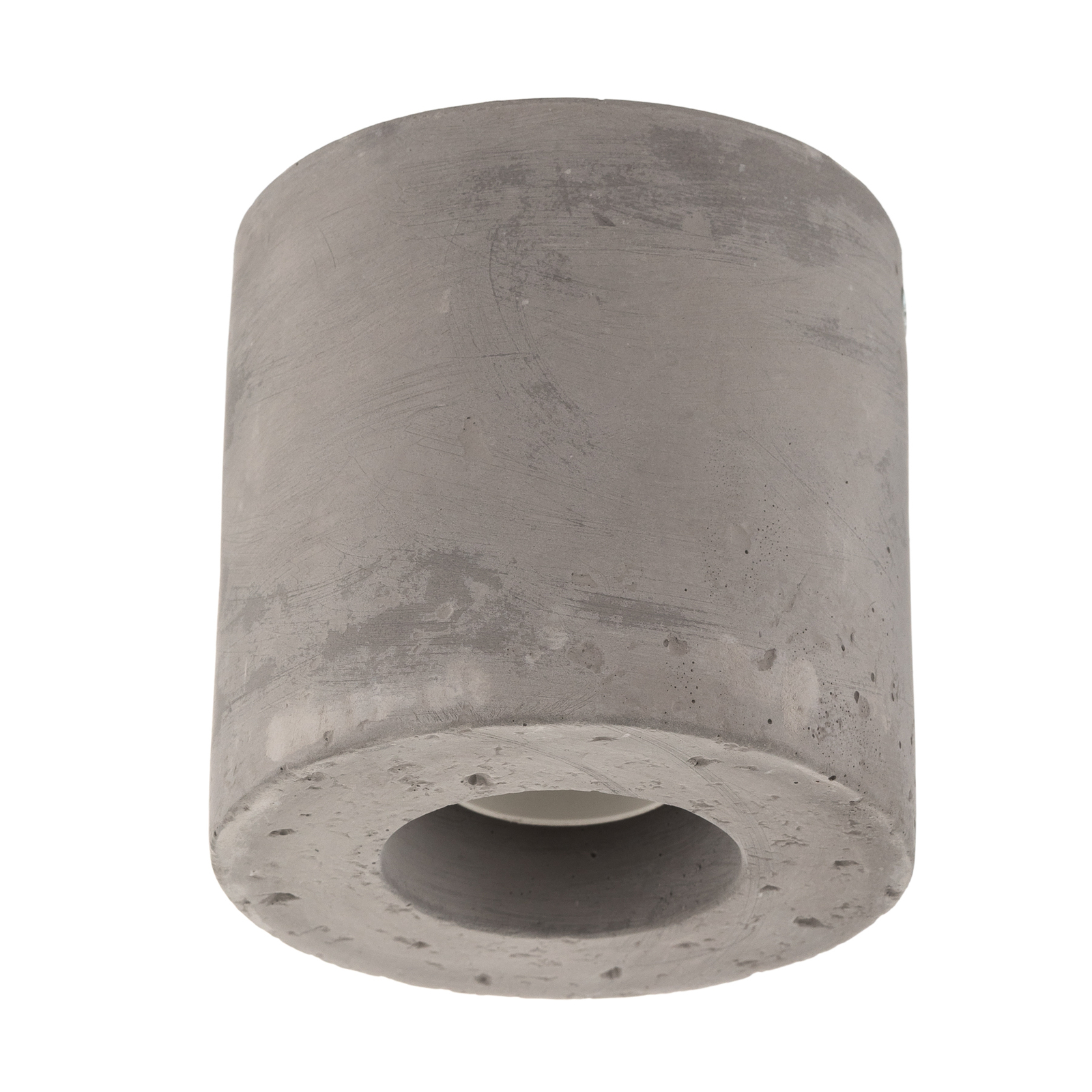 Plafonieră Akira din beton formă cilindrică