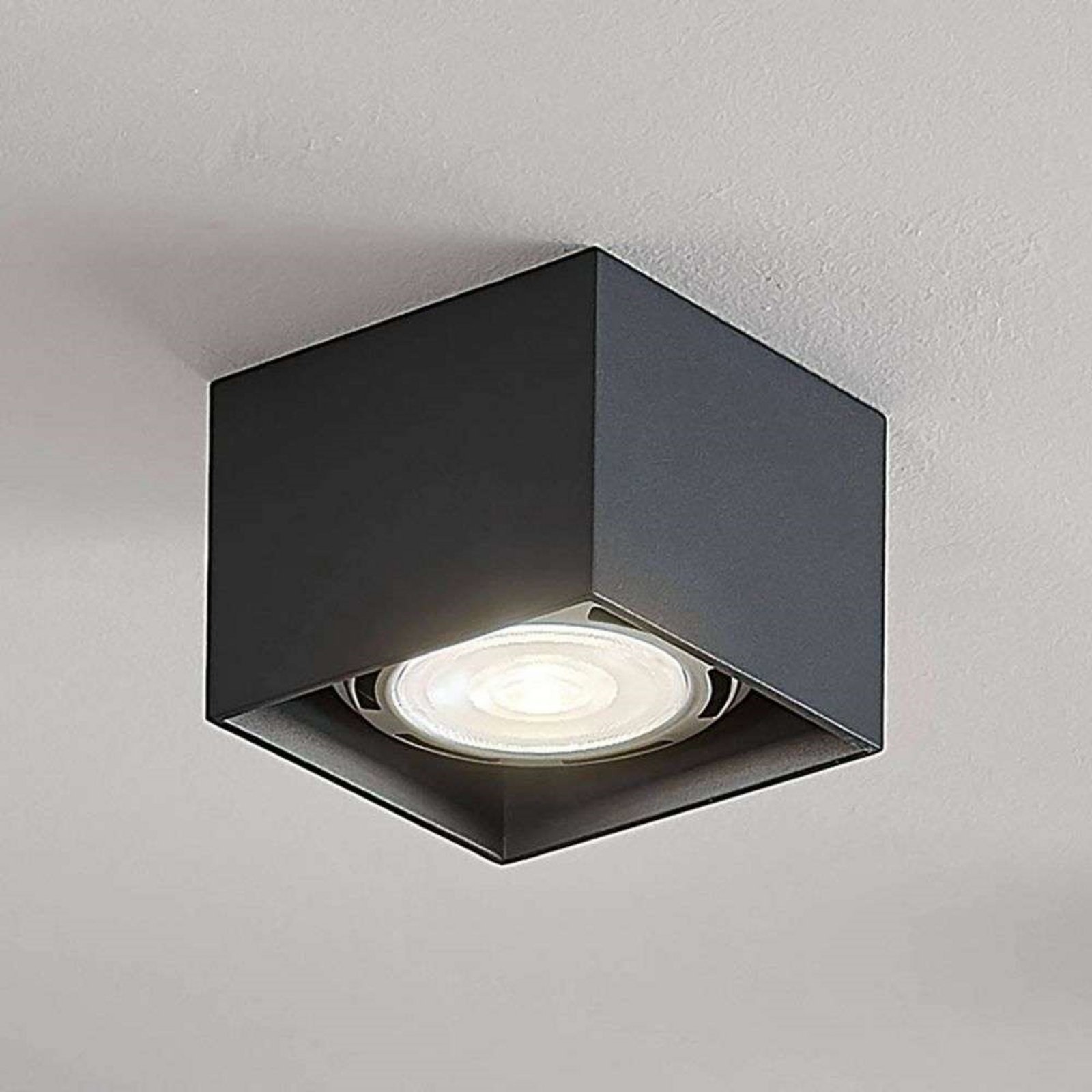 Mabel Square Plafonieră Dark Grey - Arcchio