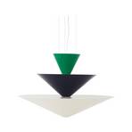 Gio LN15 Lustră Pendul Ø92 Signal Green/Deep Blue/Ecru White - &Tradition