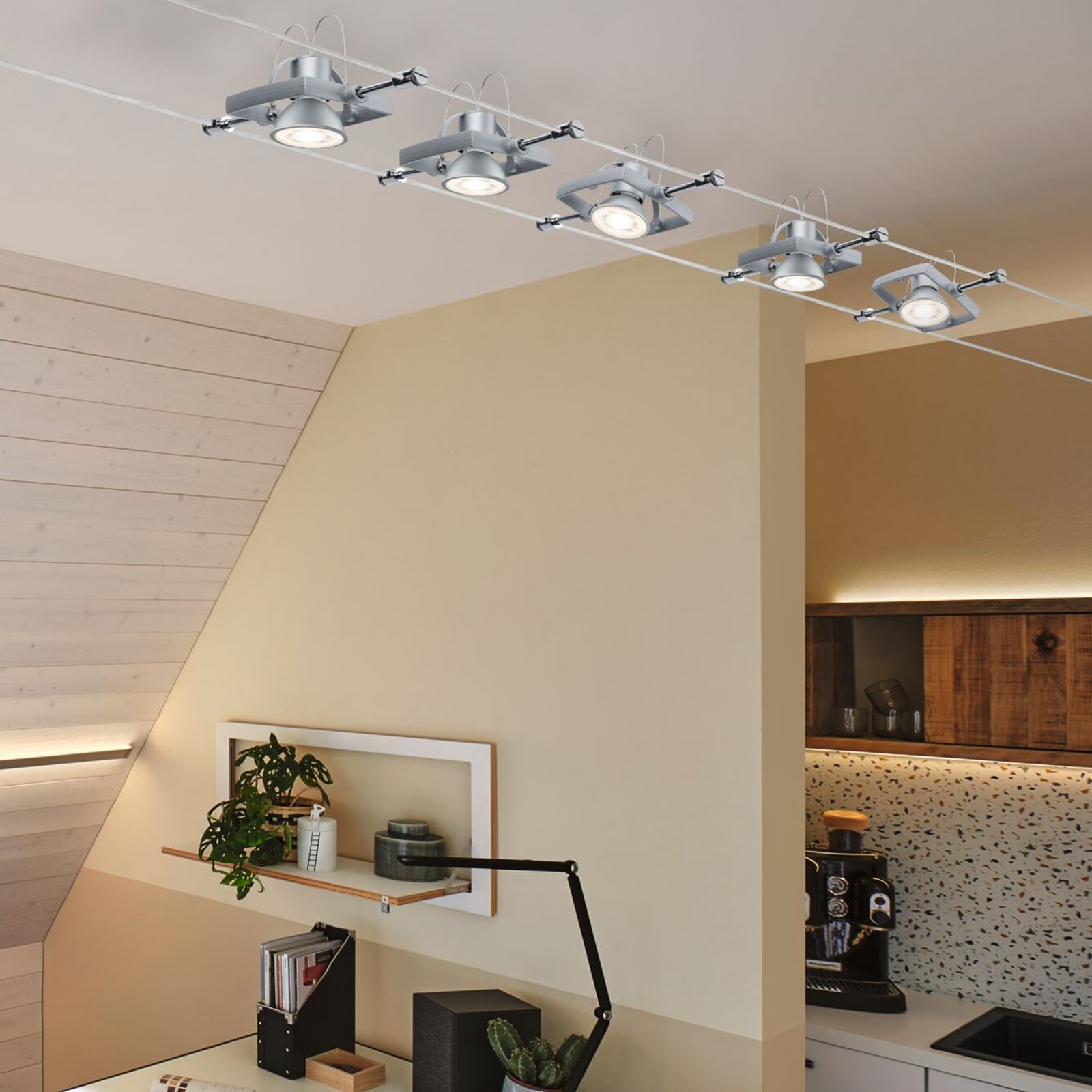 Paulmann LED-Reflektor, GU5,3, 6W, 3000K, dim., chrom