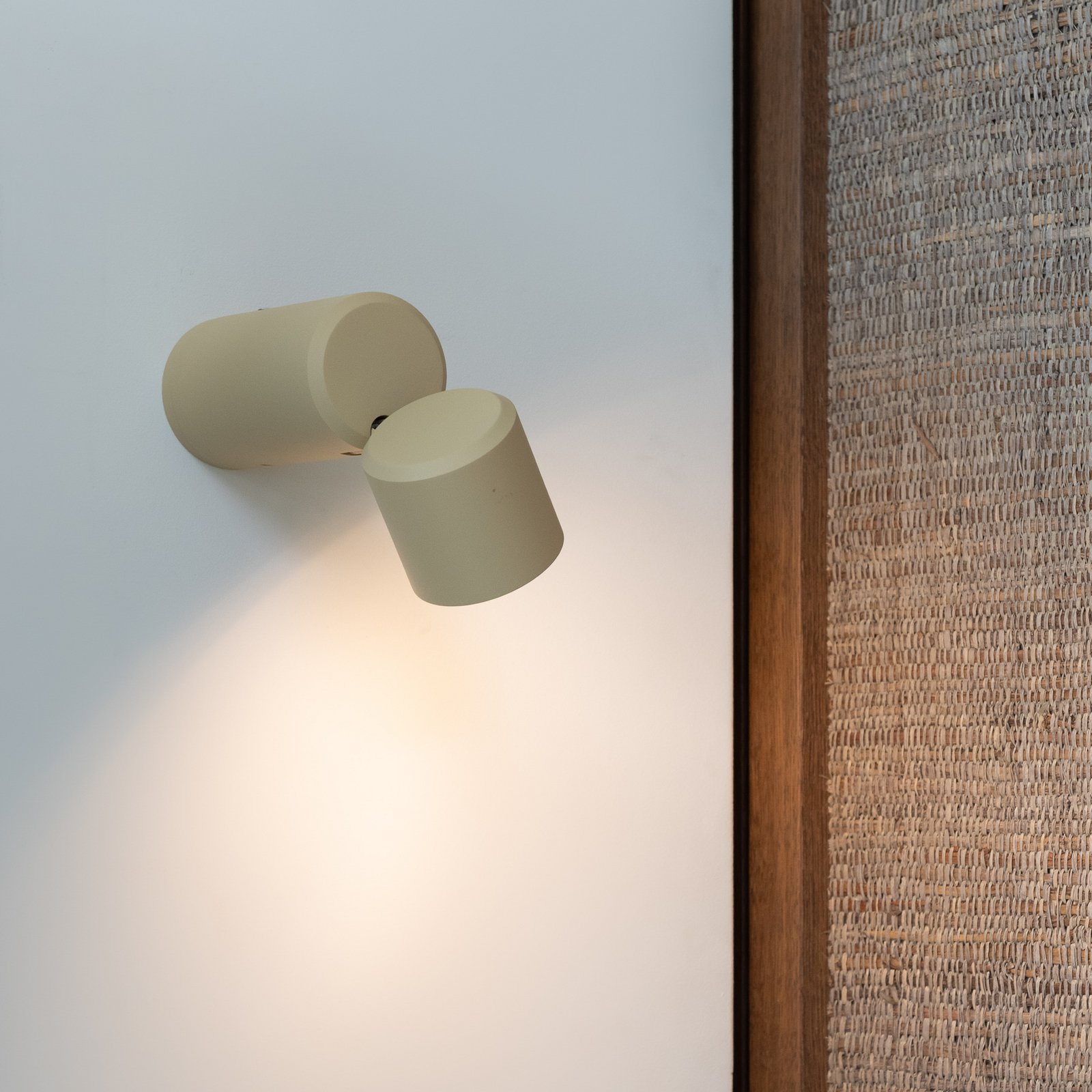 IT'S ABOUT ROMI LED-Akkutischlampe Milan, beige, 19 cm