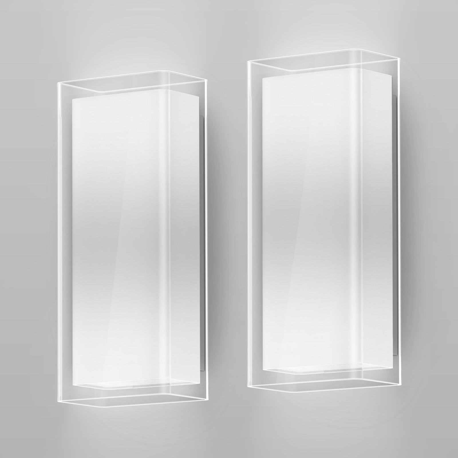 Rod LED Wandlamp M Opal - Serien Lighting