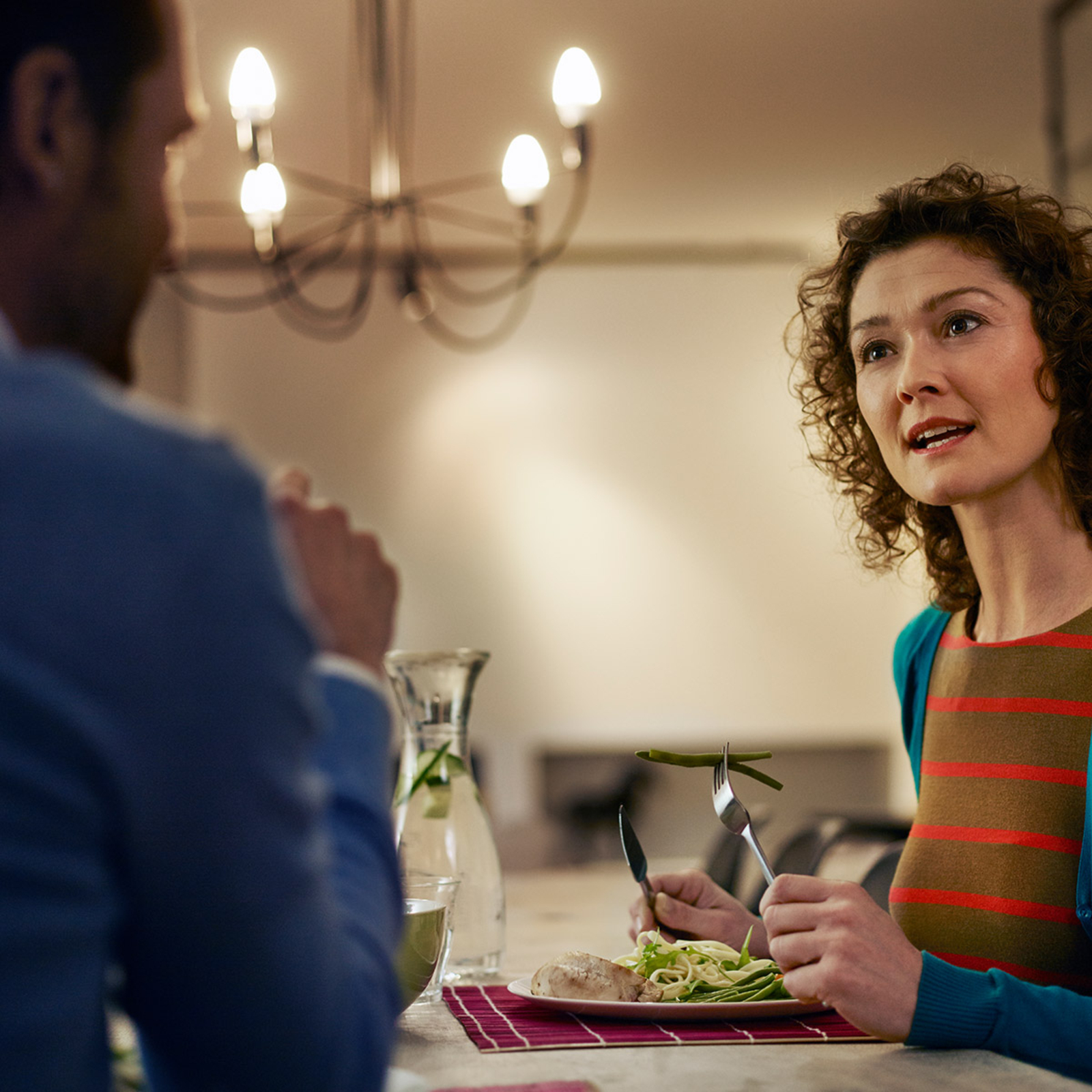 Leuchtmittel LED 4,3W Glas Kerzen (470lm) E14 - Philips