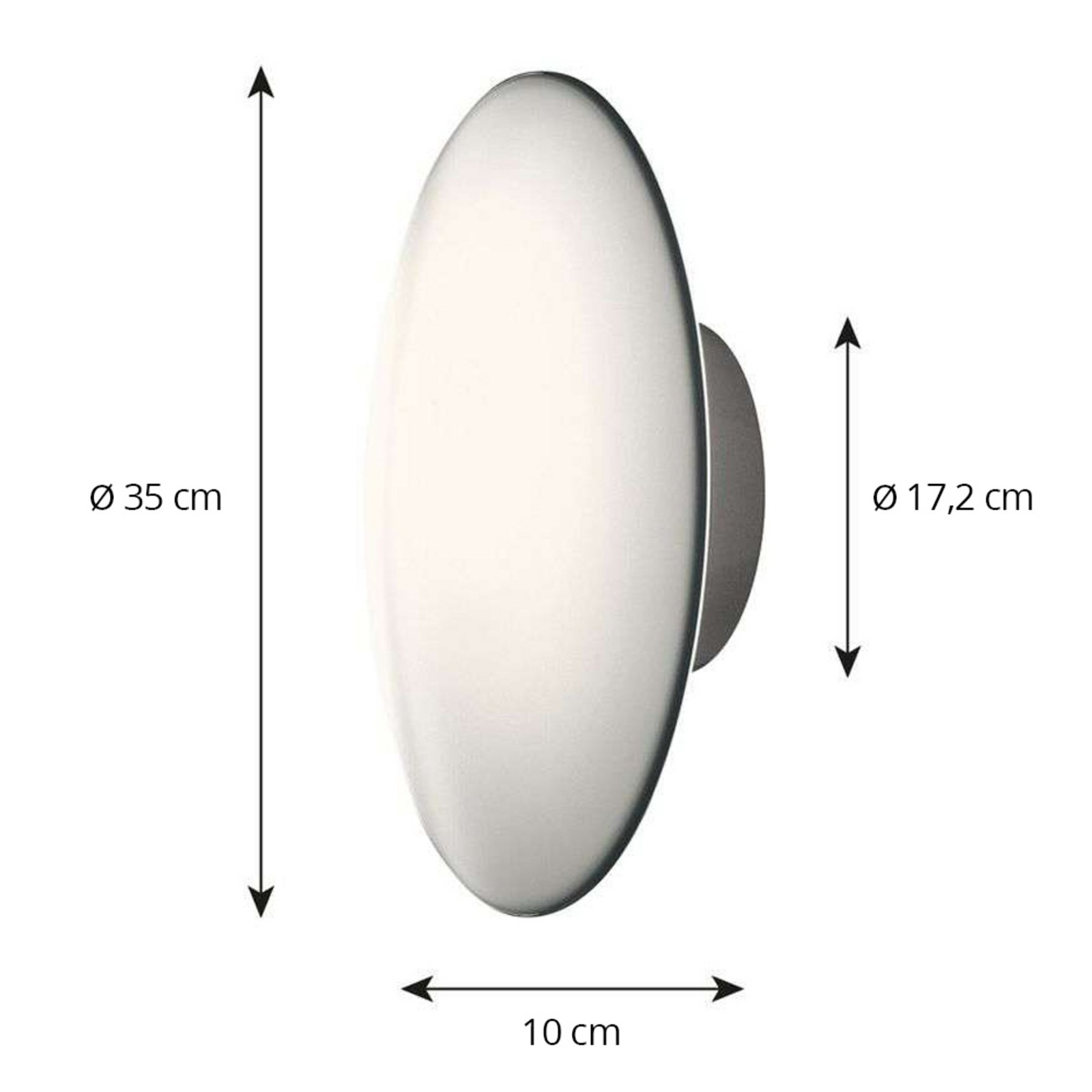 AJ Eklipta LED-taklampe, Ø 35 cm, hvit - Louis Poulsen