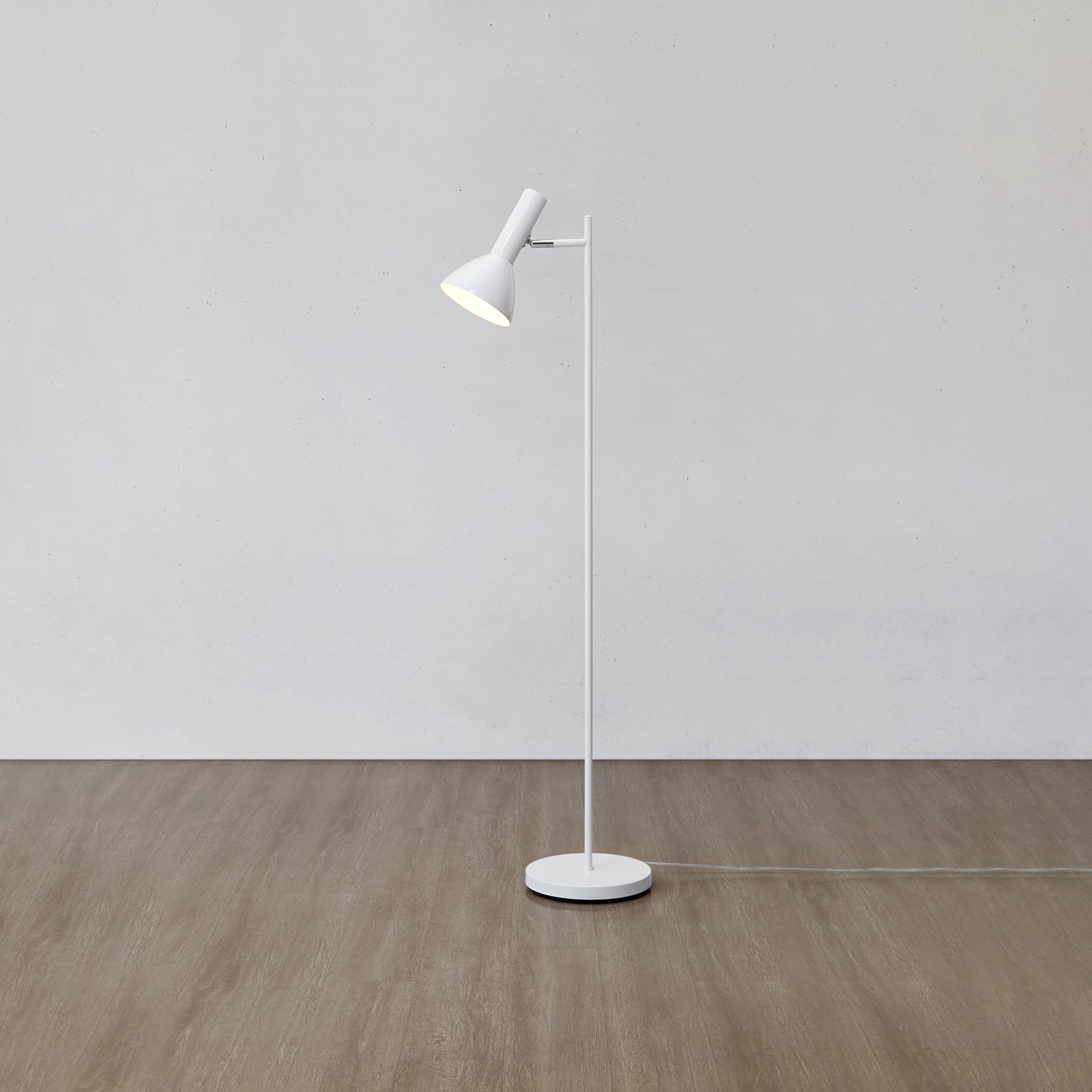 Metro Gulvlampe Shiny White - Markslöjd