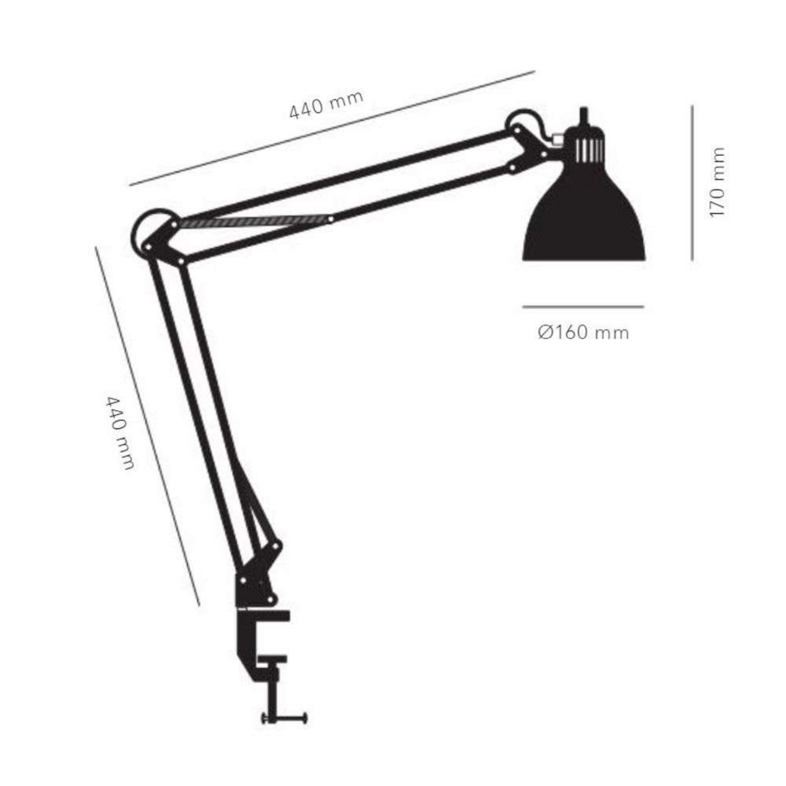 Archi T2 Stolová Lampa Silk Grey - NORDIC LIVING