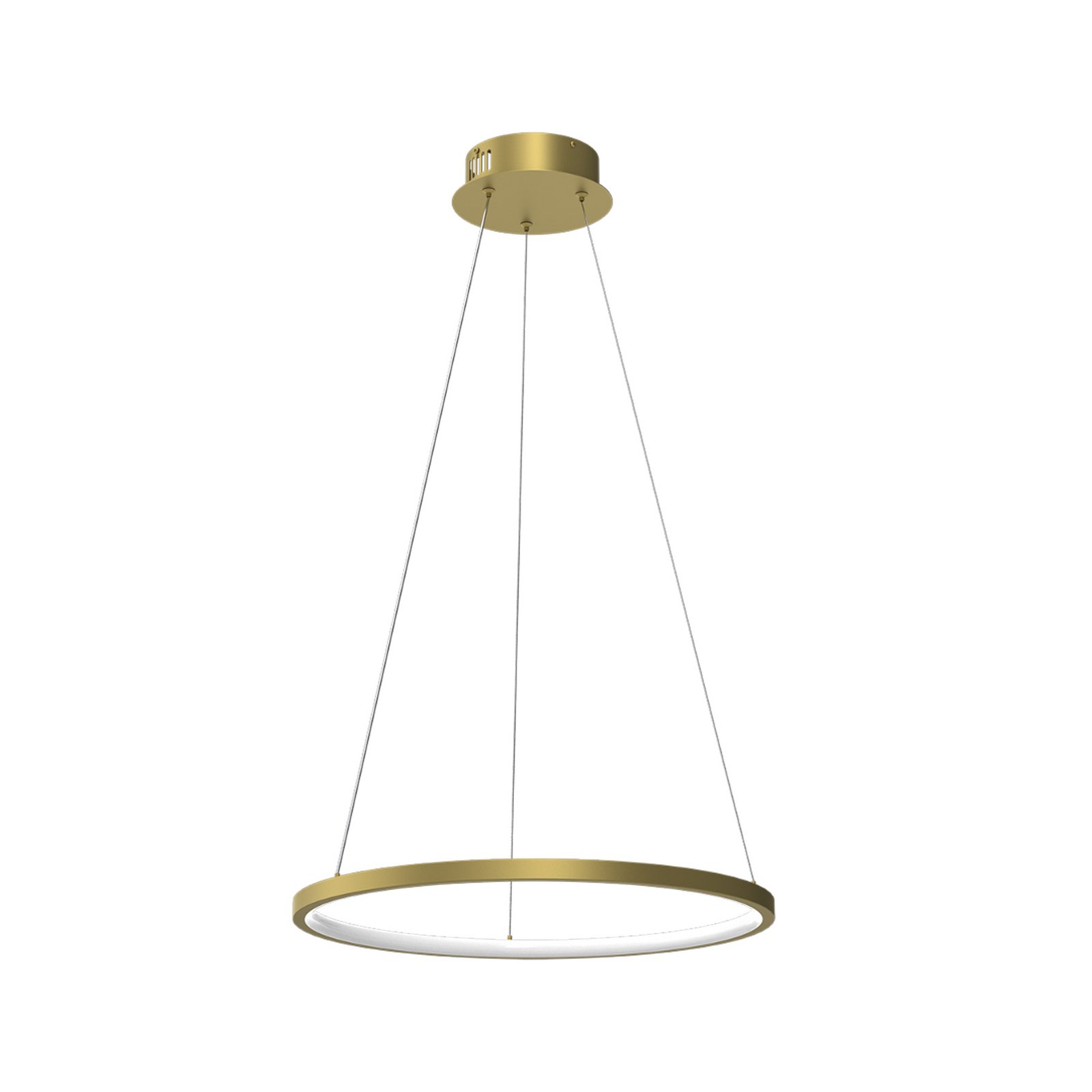 HOOP LED hanglamp, 27 W, Ø 50 cm, 4.000 K, goud