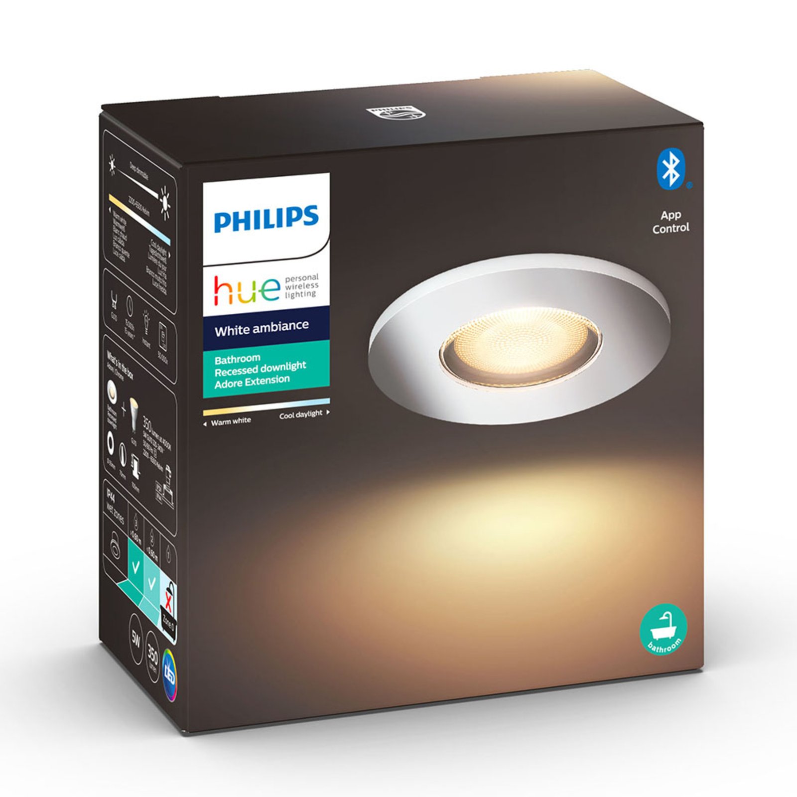 Philips Hue Adore downlight, 1-pack extension