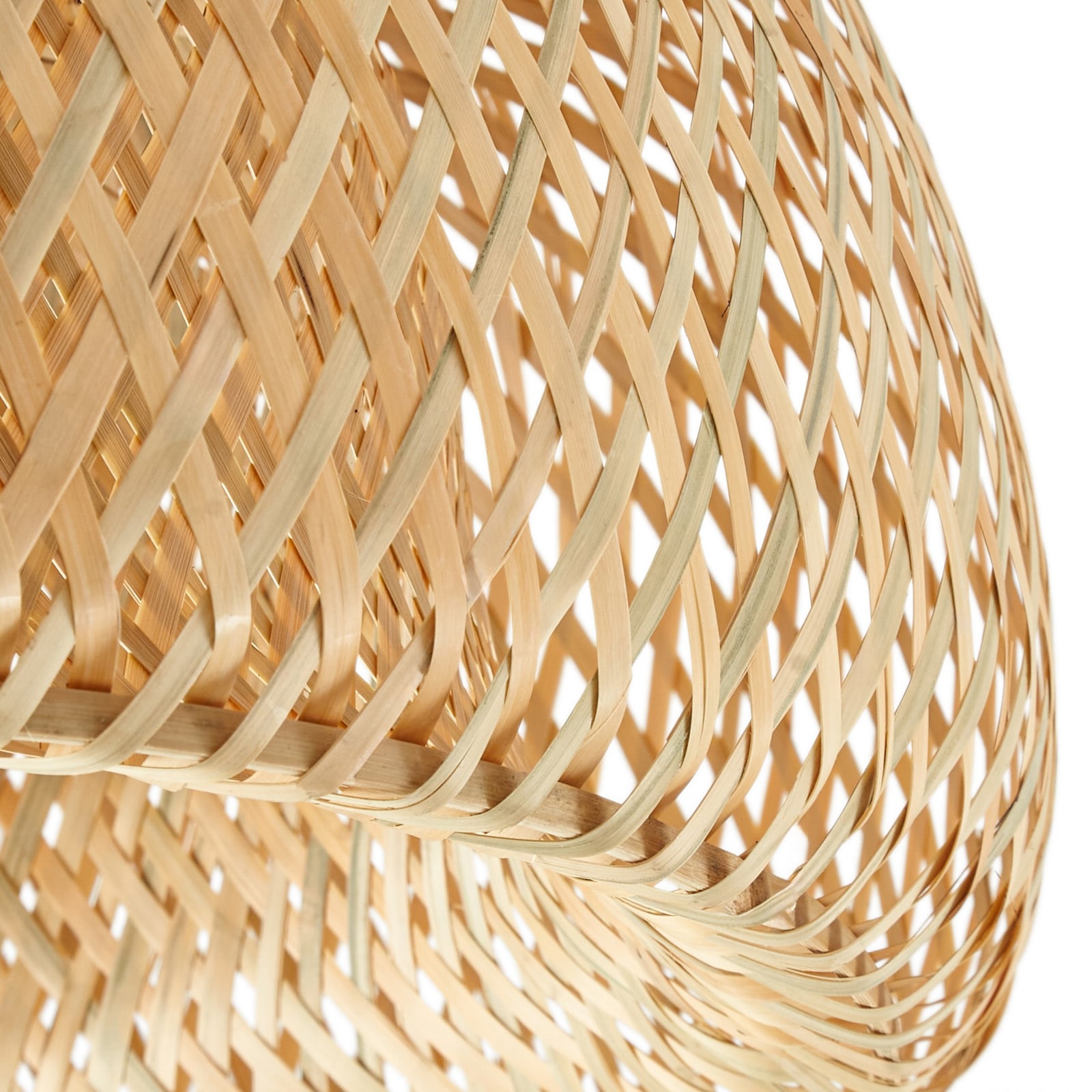 Jadwiga-kattovalaisin, bambu, Ø 45 cm, E27, puu – Lindby Jadwiga-kattovalaisin, bambu, Ø 45 cm, E27, puu – Lindby