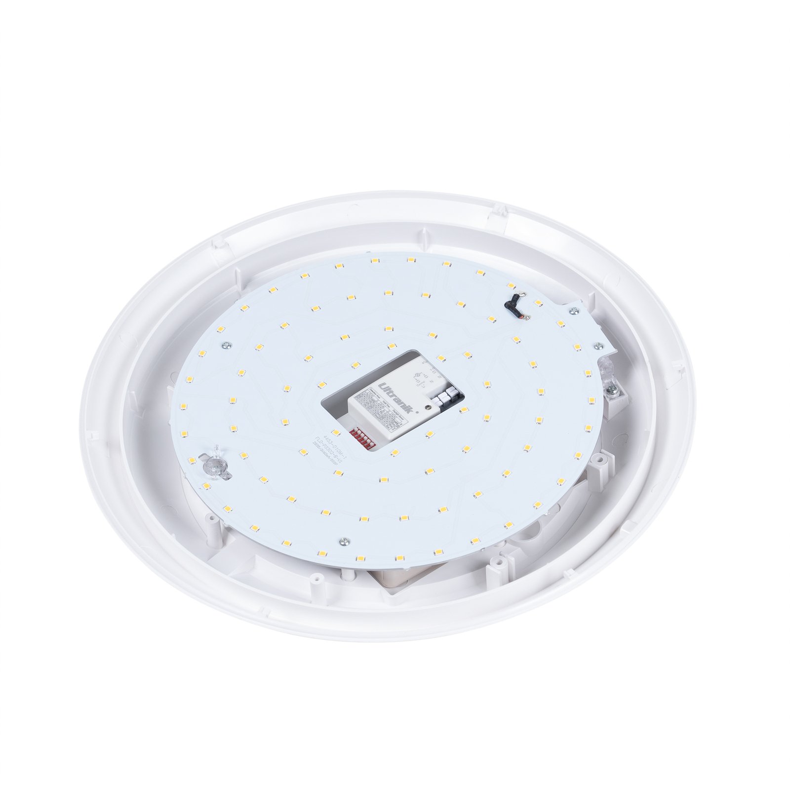 Plafonnier extérieur LED Naira blanc avec capteur