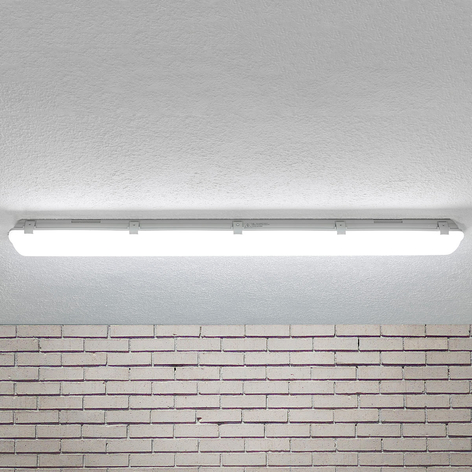 LED-Deckenleuchte Mareen IP65 34W 121,5cm