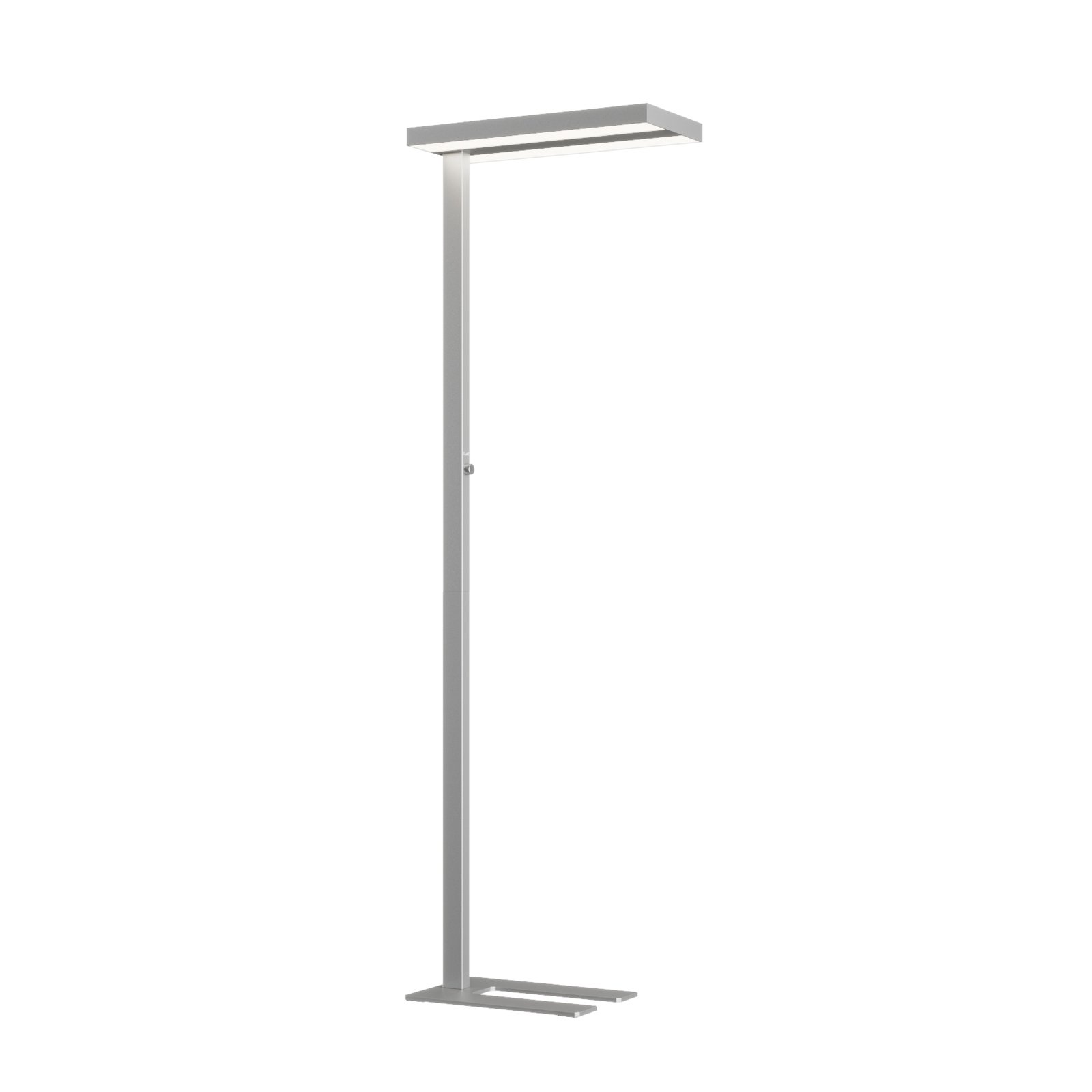 Arcchio LED-Stehlampe Logan Basic,  2er-Set, silber, 6000 lm