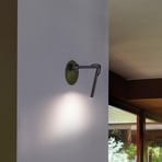 Oluce LED стенна лампа Calamaio, черна, метал, регулируема