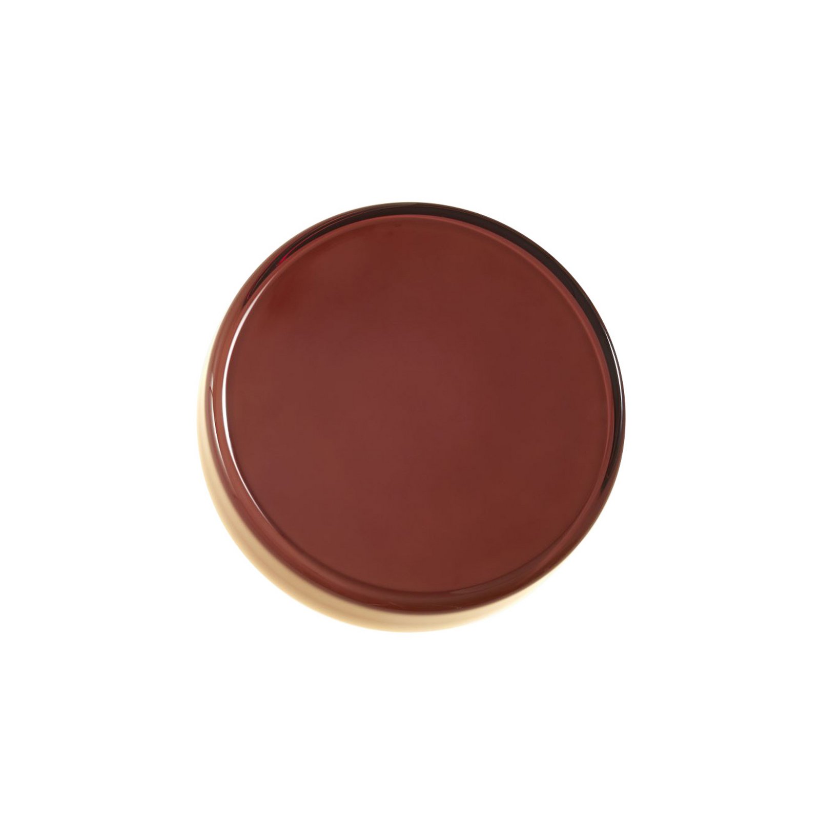 MARSET LED-vegglampe Caramel, brun, Ø 38 cm, TRIAC, glass