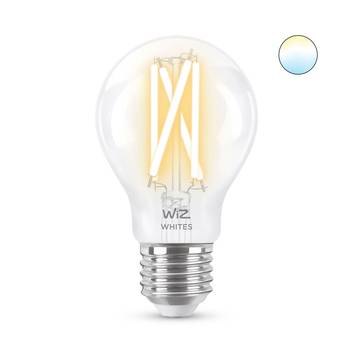 WiZ A60 LED žiarovka WiFi E27 7 W číra CCT