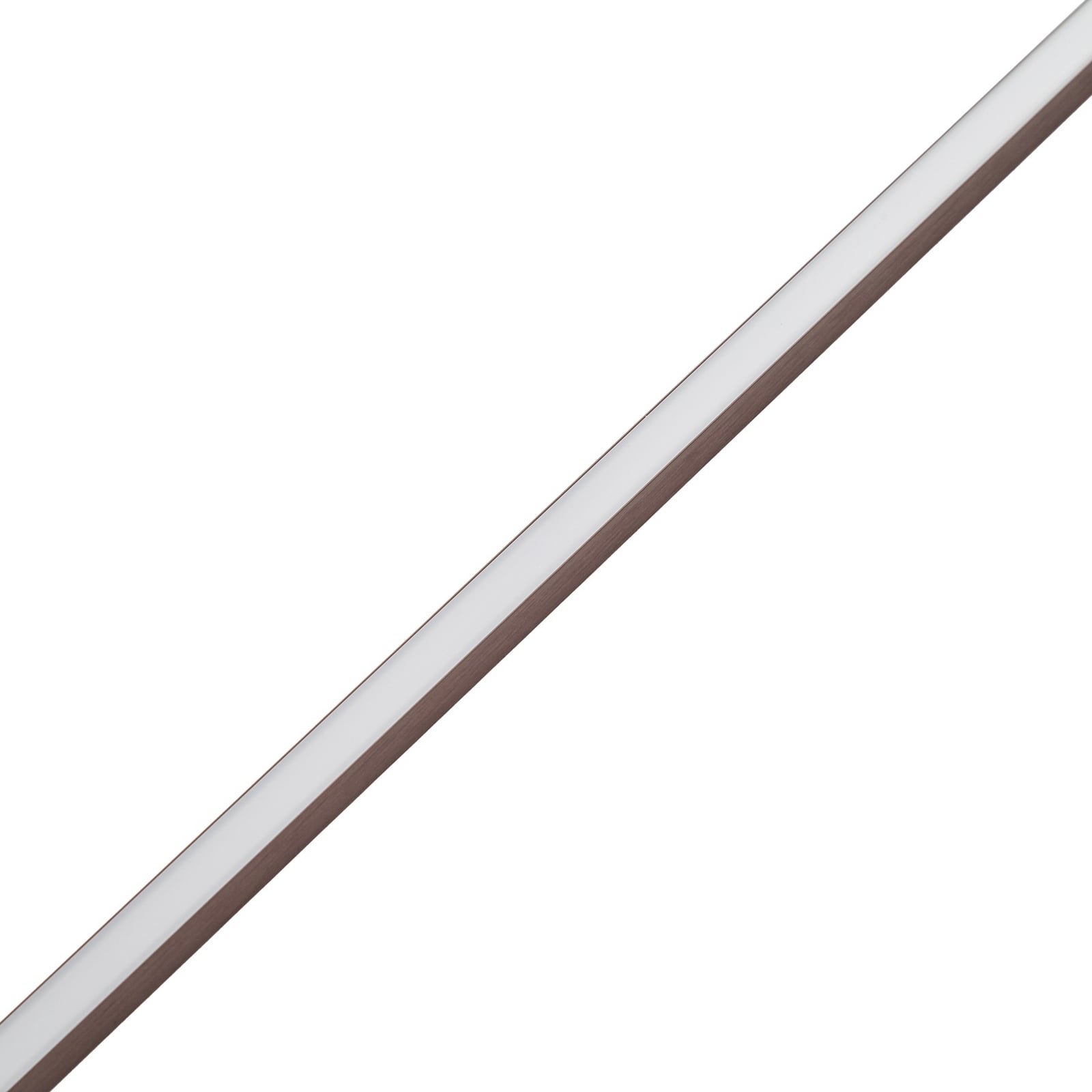 Natsumi LED-vegglampe, 90 cm, aluminium, brun, metallisk – Lindby Natsumi LED-vegglampe, 90 cm, aluminium, brun, metallisk – Lindby