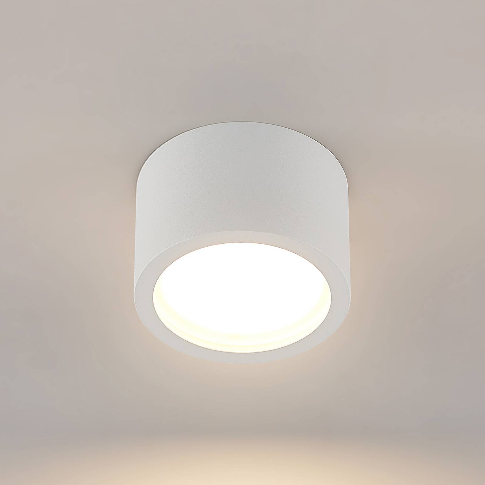 Arcchio Nieva downlight, GX53, okrągły, biały