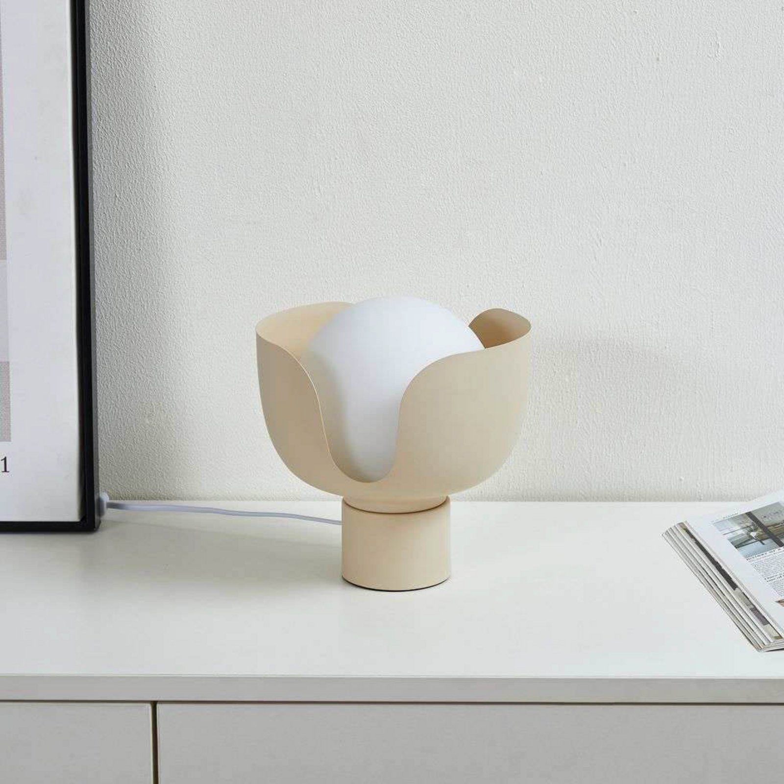 Fiora Bordslampa Beige - Lindby