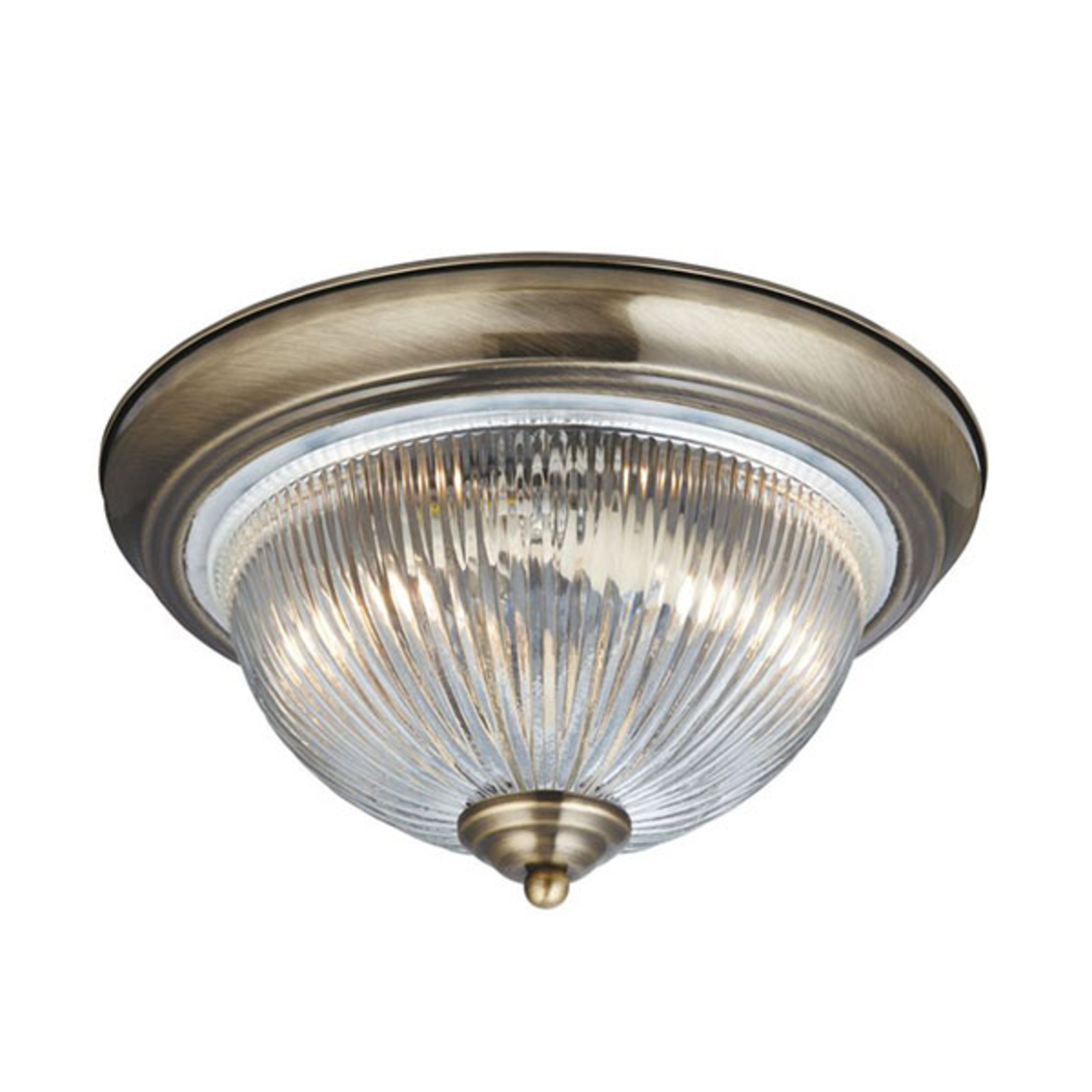American Diner ceiling light IP44, antique brass