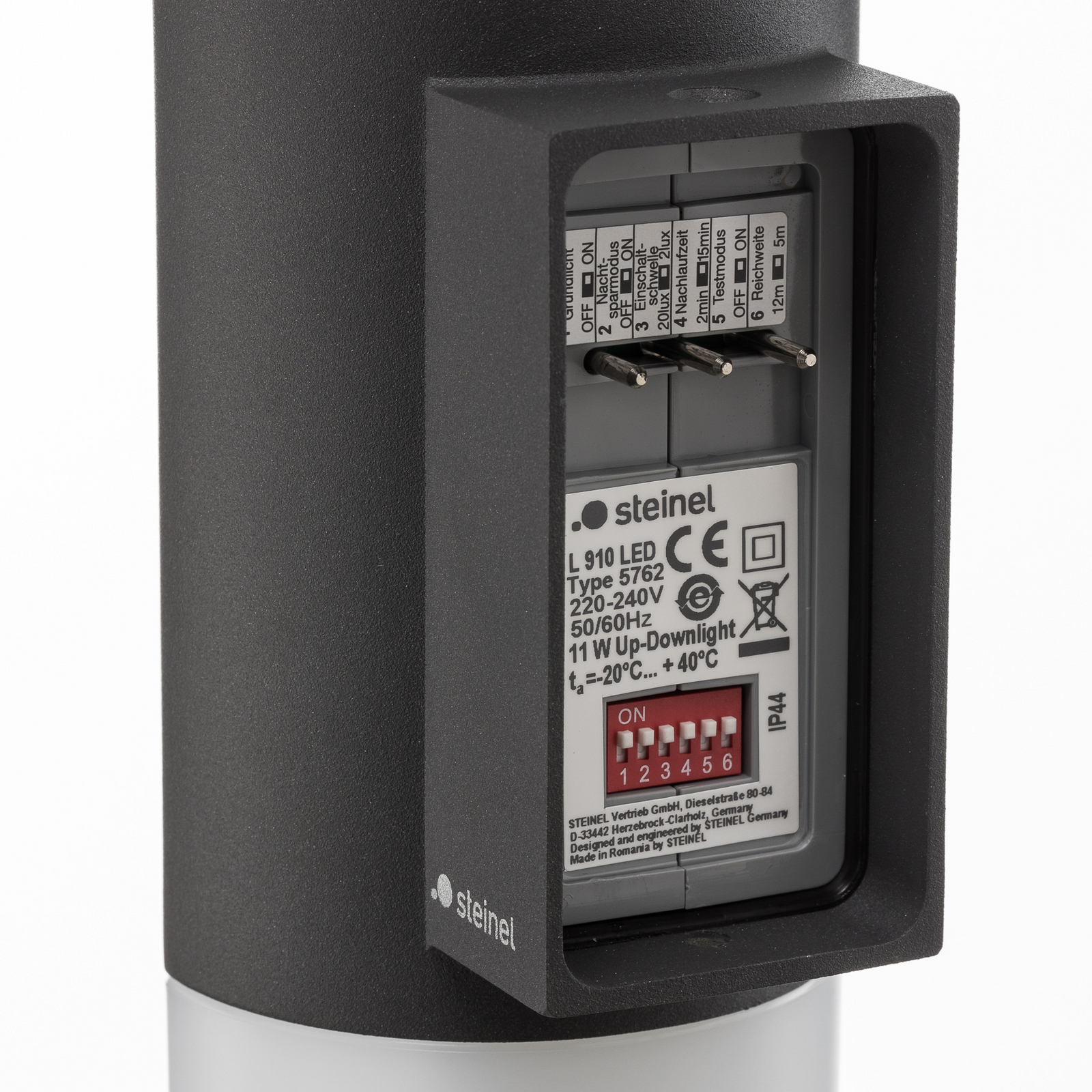 STEINEL L 910 S LED Sensor Wall Light Anthracite Lights co uk